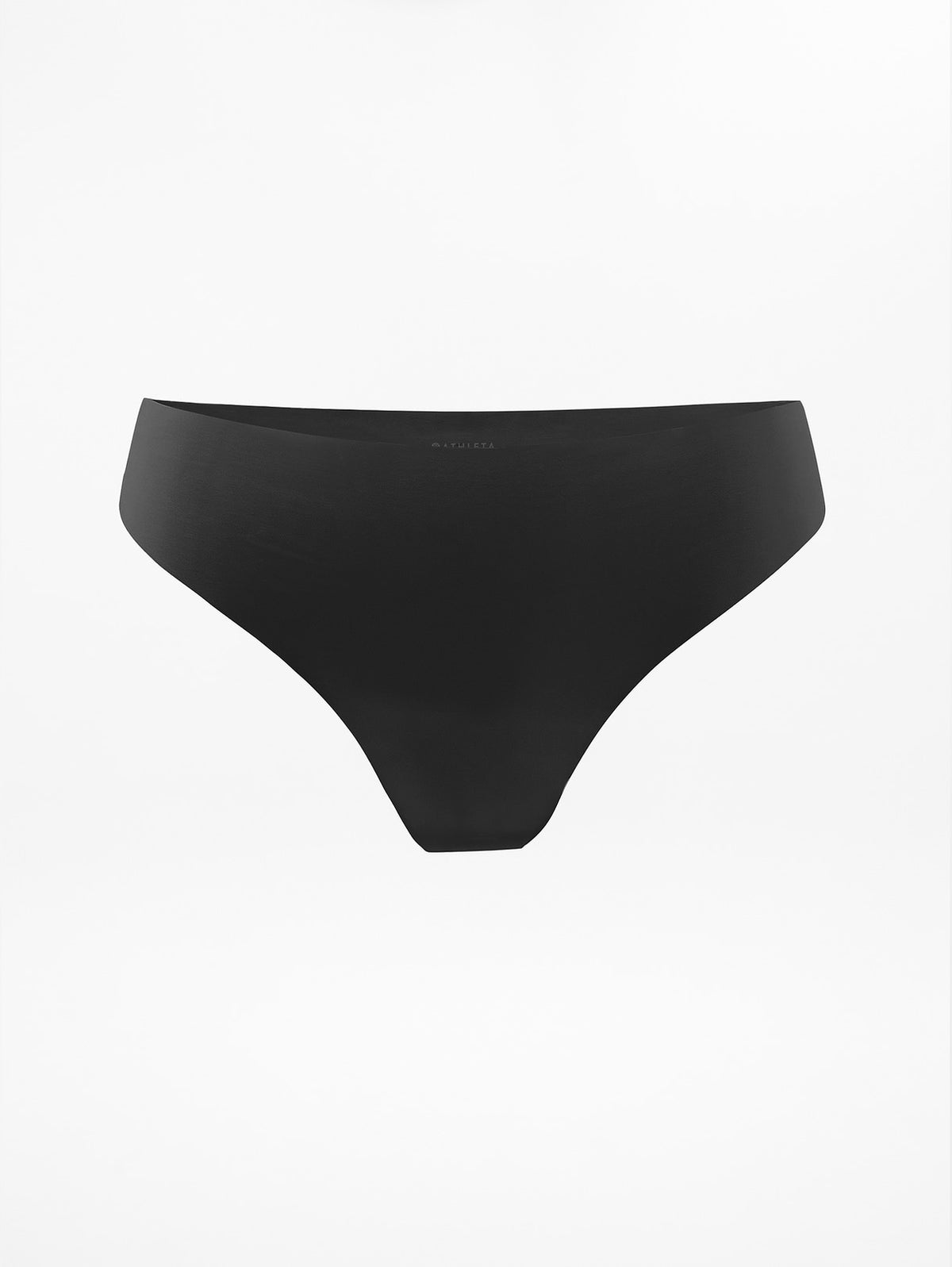 Sleek Form No Show Bikini Underwear - Black