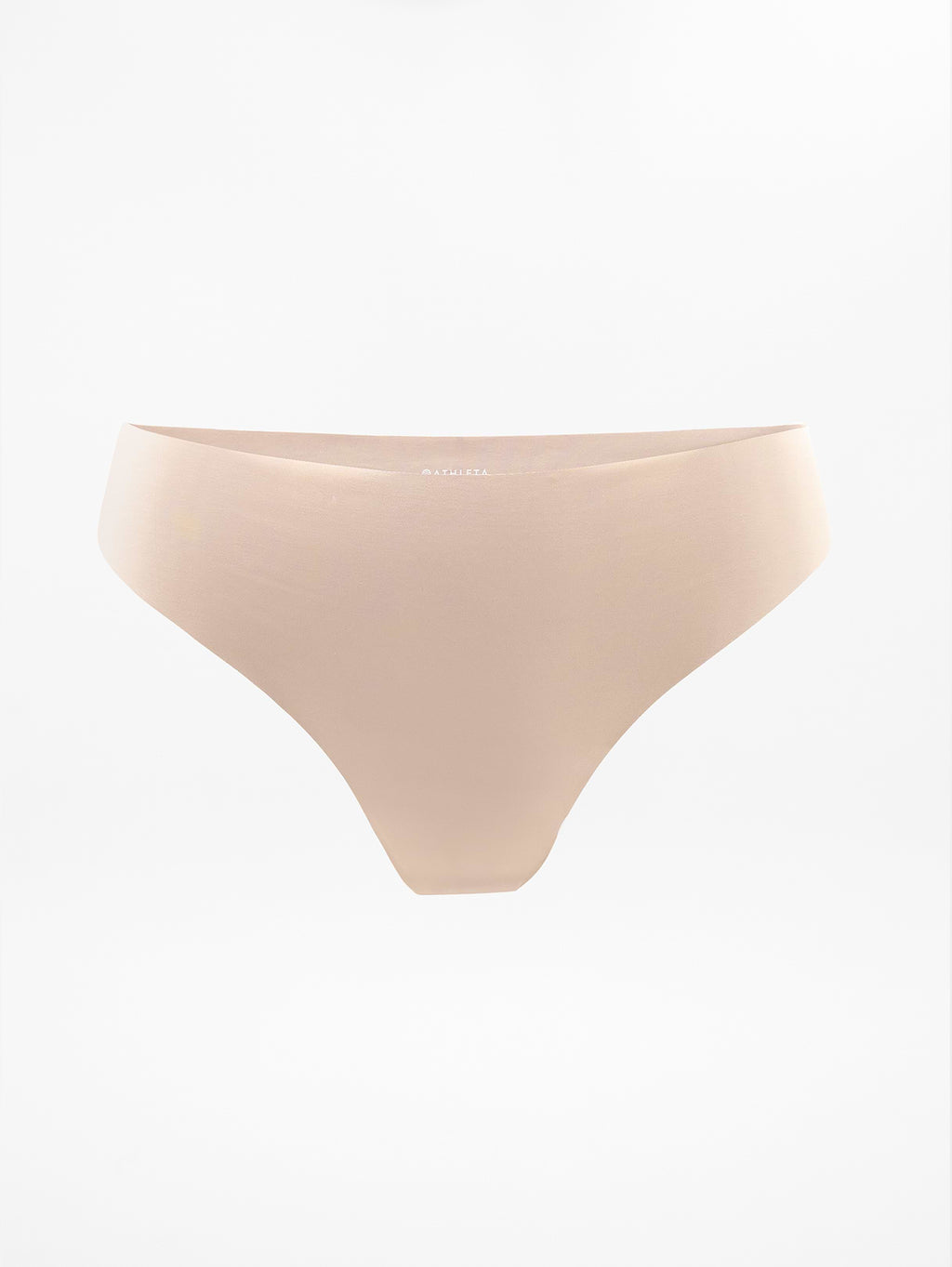 Sleek Form No Show Thong Underwear - Sand Beige