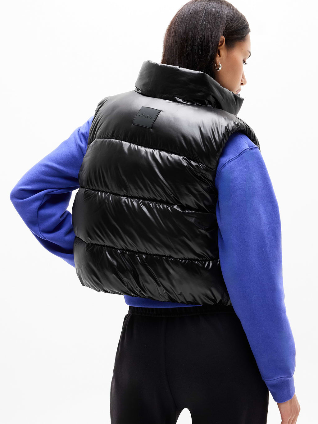 Halo Puffer Vest - Black