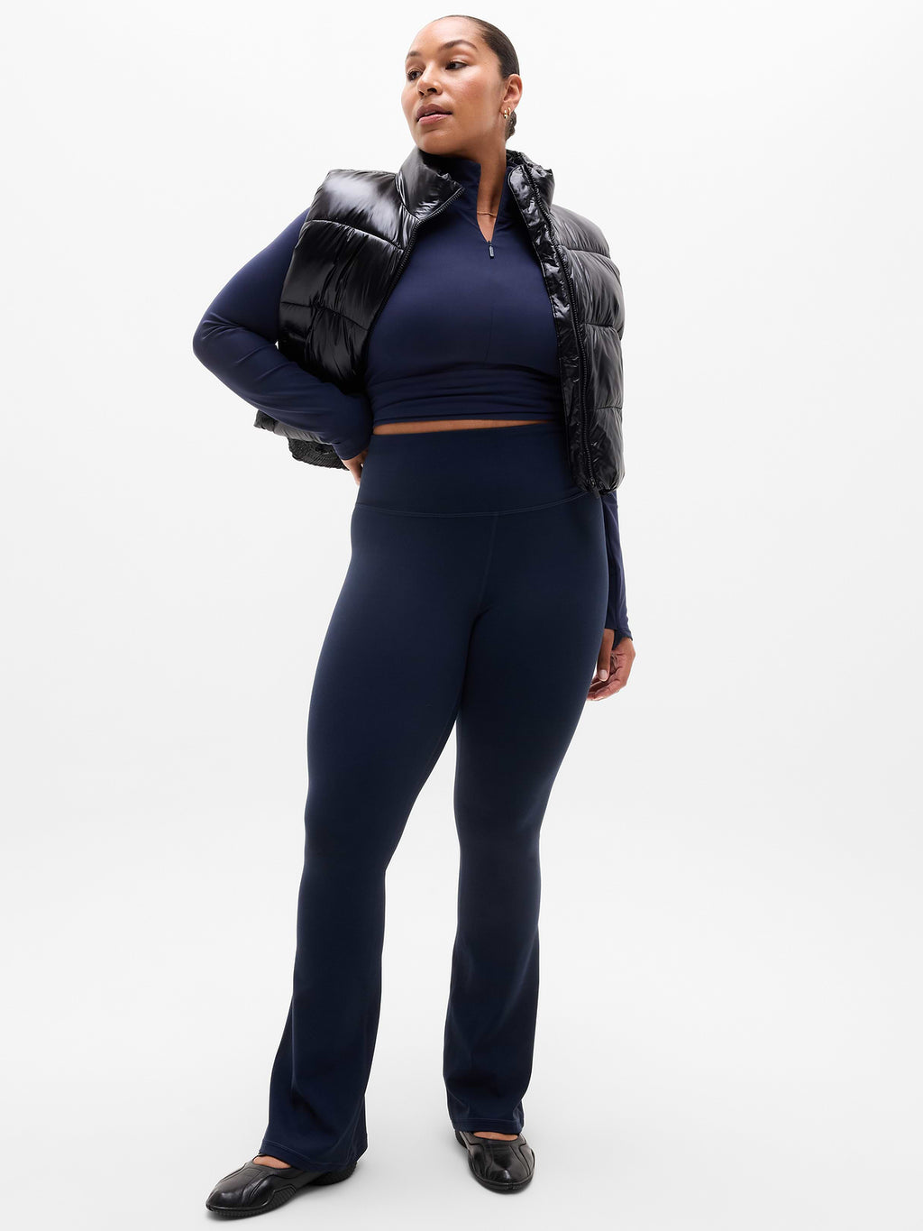 Elation Ultra High Rise Wide Leg Pant - Navy