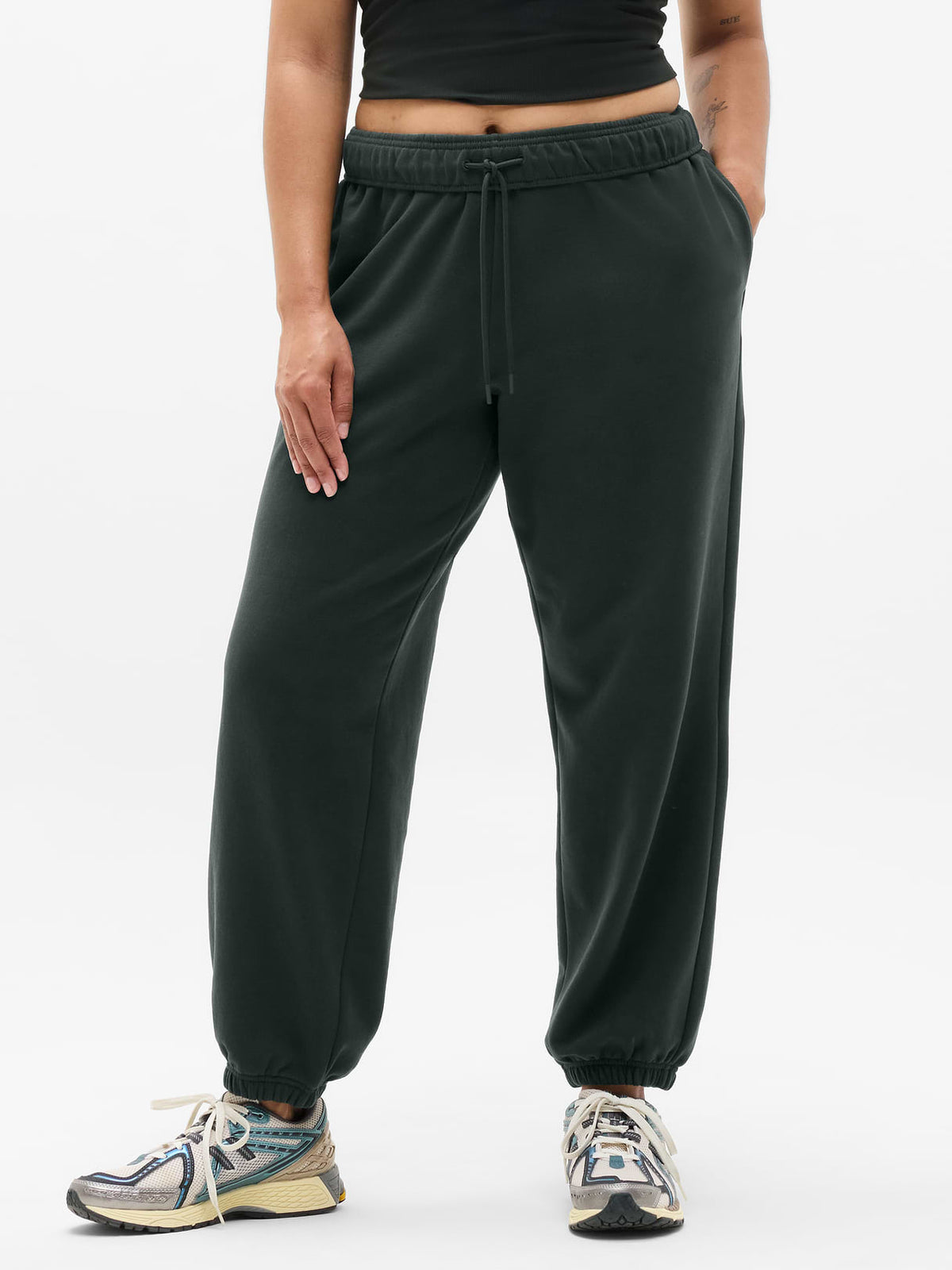 Forever Fleece Mid Rise Flare Pant - Elm