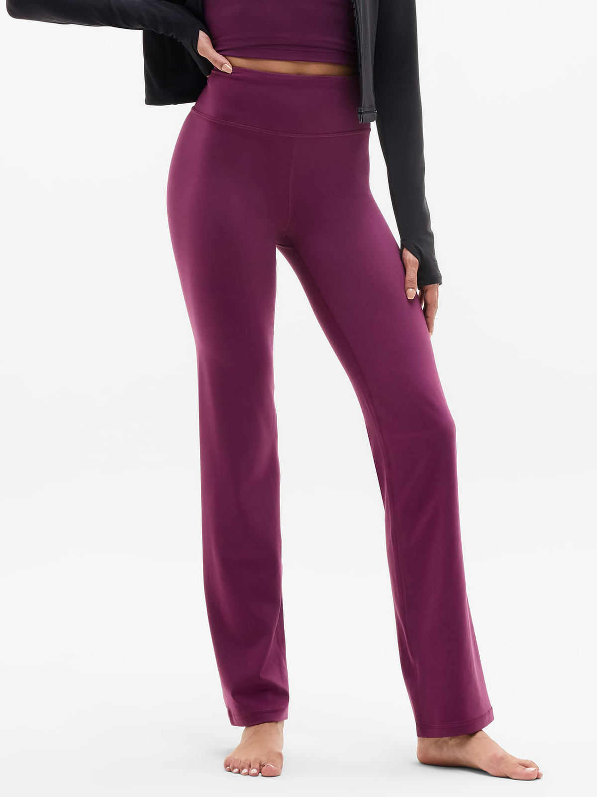 Elation Ultra High Rise Wide Leg Pant - Plum