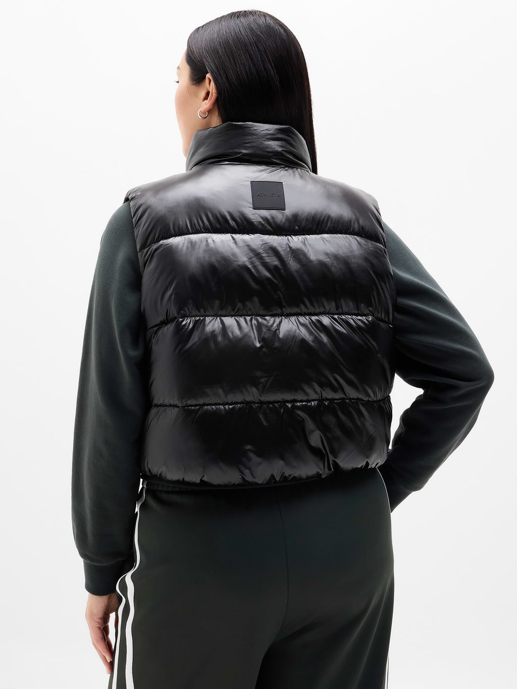 Halo Puffer Vest - Black