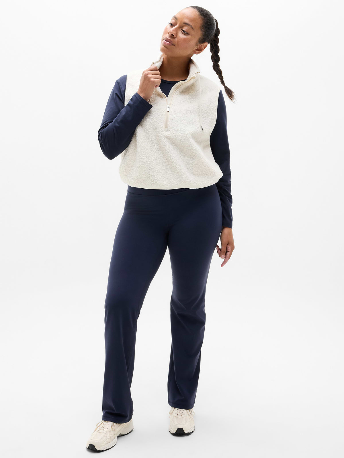 Elation Ultra High Rise Wide Leg Pant - Navy