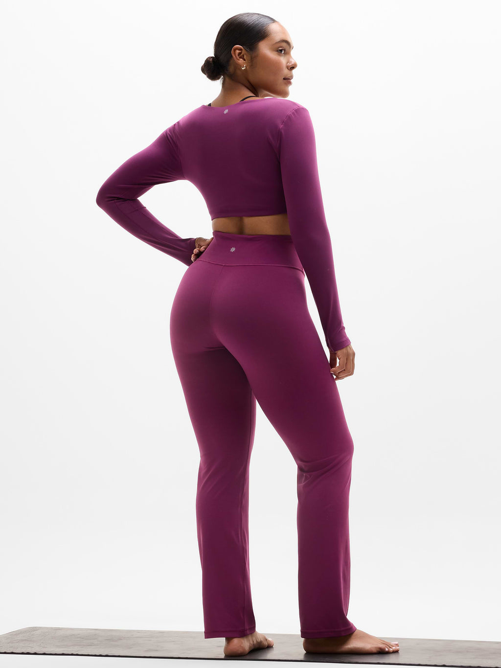 Elation Ultra High Rise Wide Leg Pant - Plum