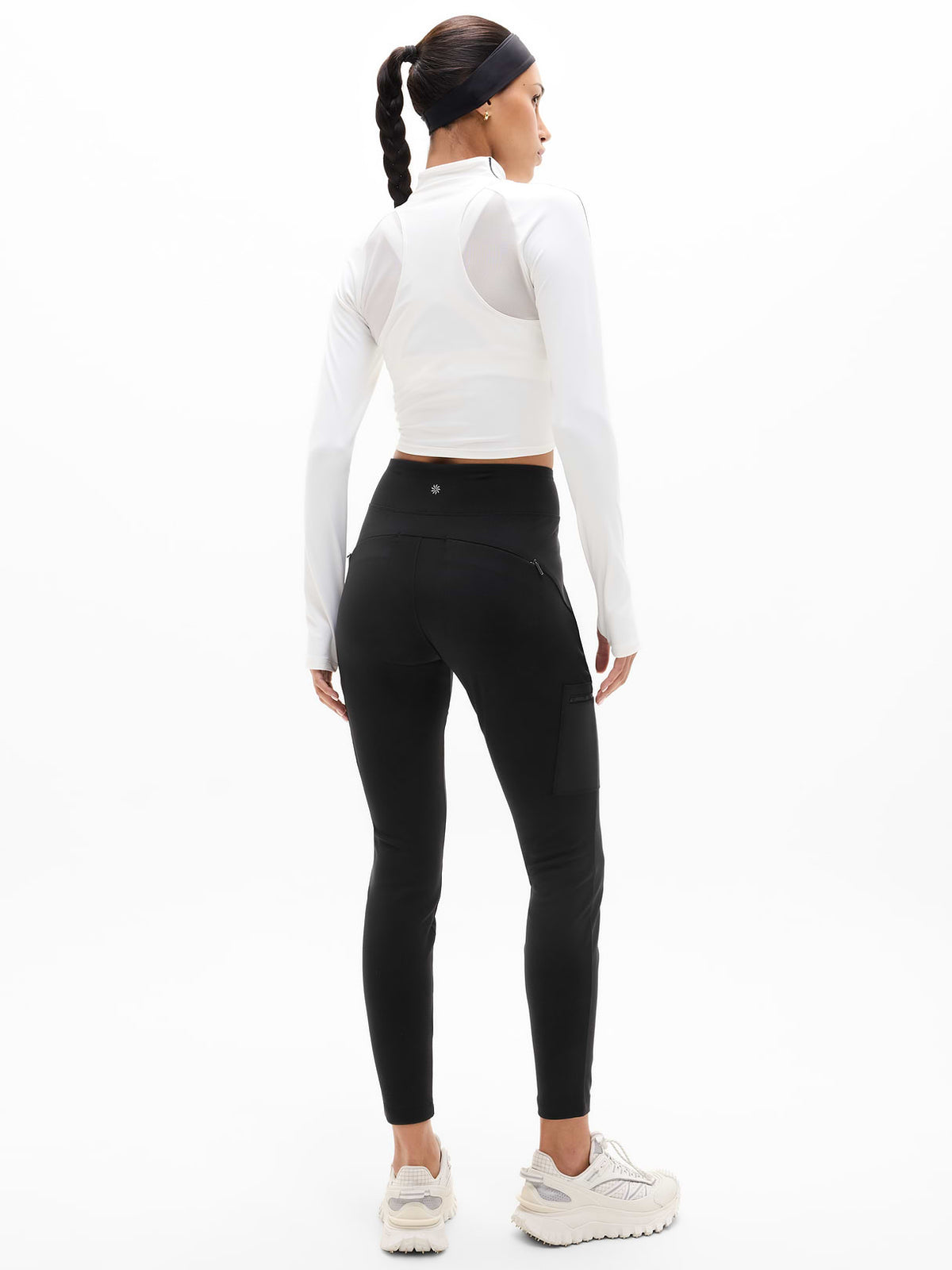 Headlands Hybrid High Rise Cargo Legging - Black