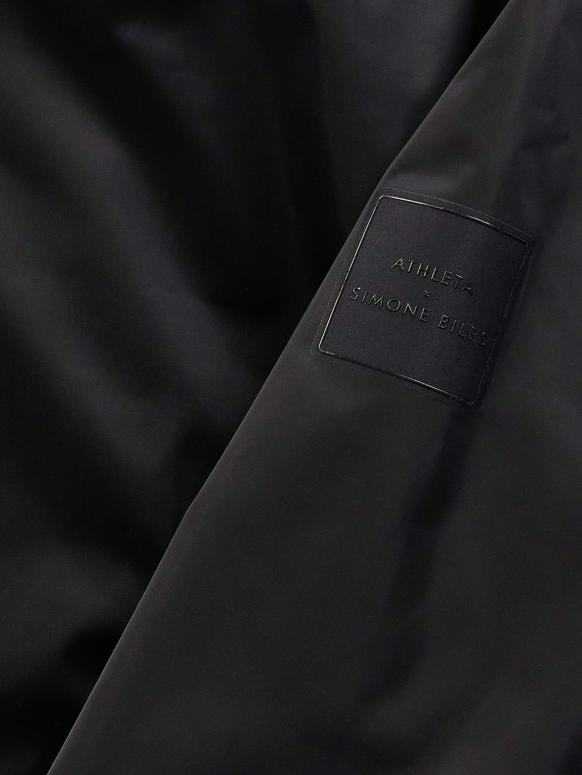 Simone Biles Sateen Jacket - Black