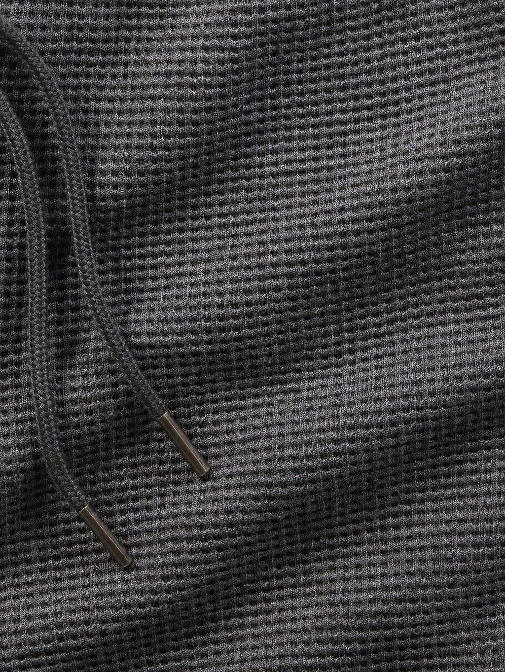 Tranquil Mid Rise Waffle Jogger - Charcoal Heather