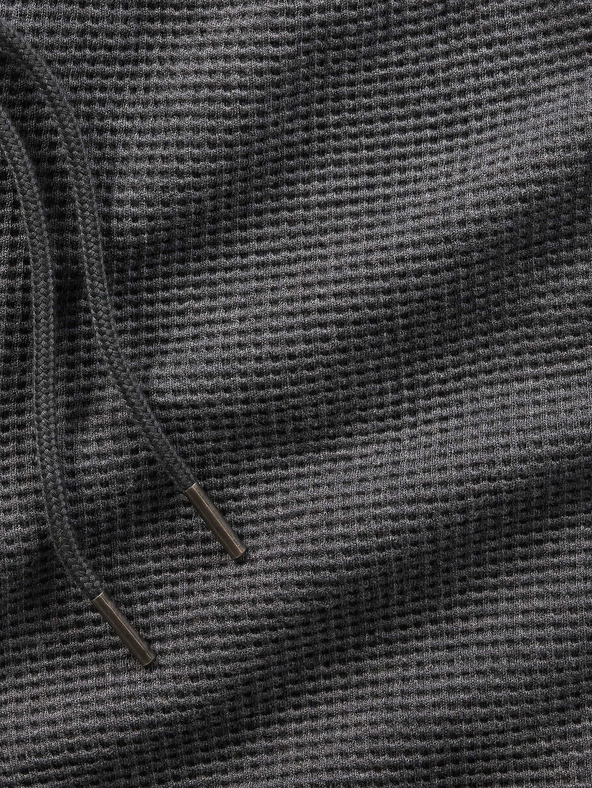 Tranquil Mid Rise Waffle Jogger - Charcoal Heather
