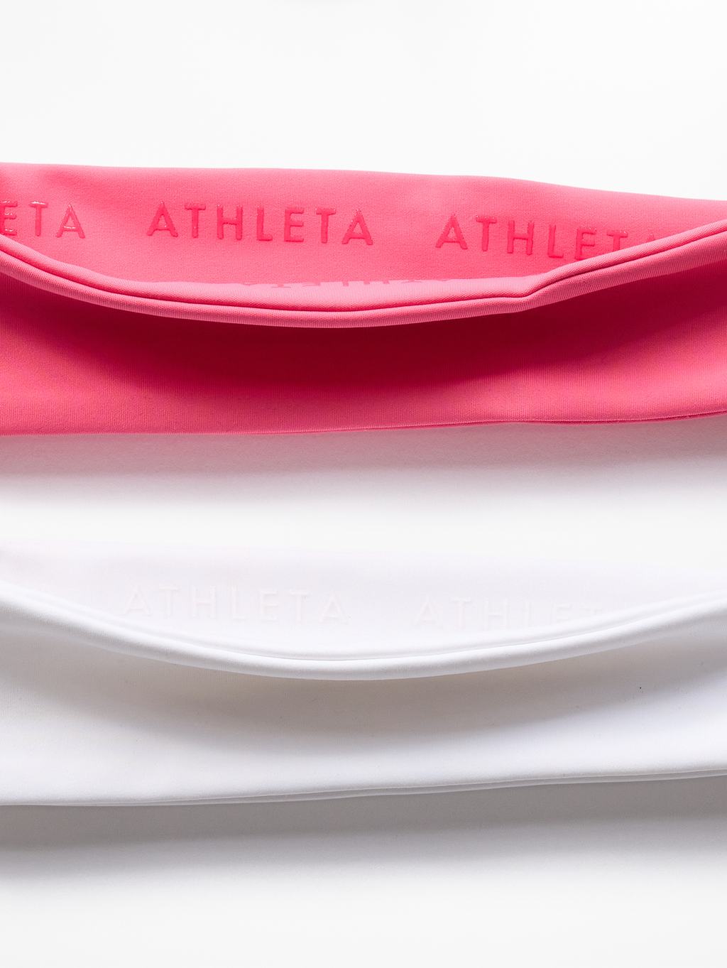 Interval Headband 2-Pack - Cerise/White