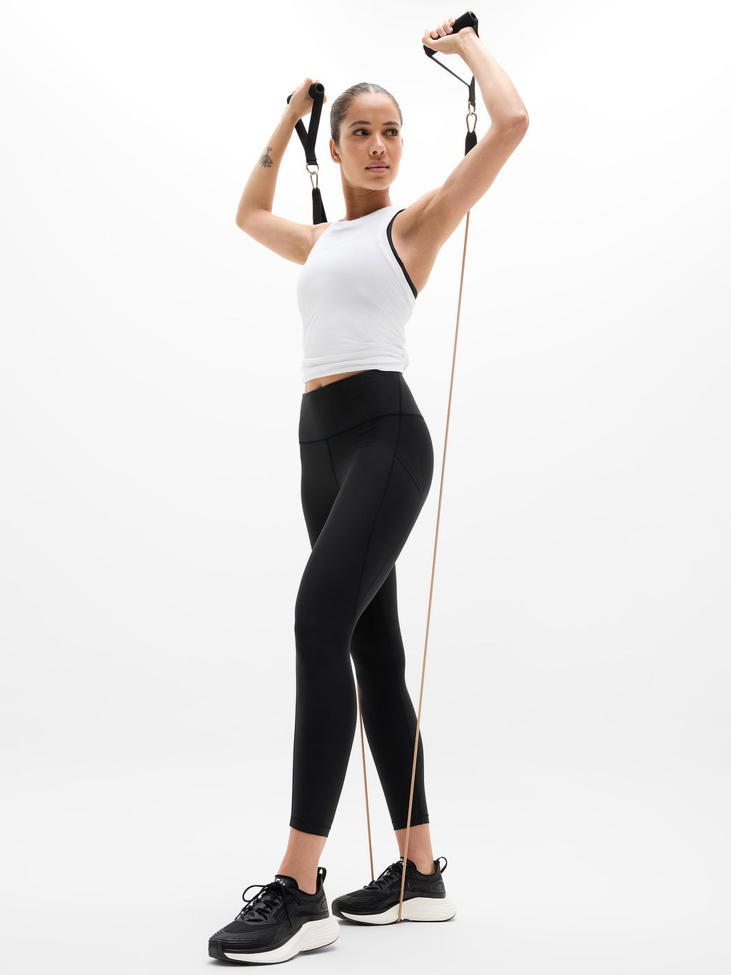 Interval Stash High Rise 7/8 Legging - Black