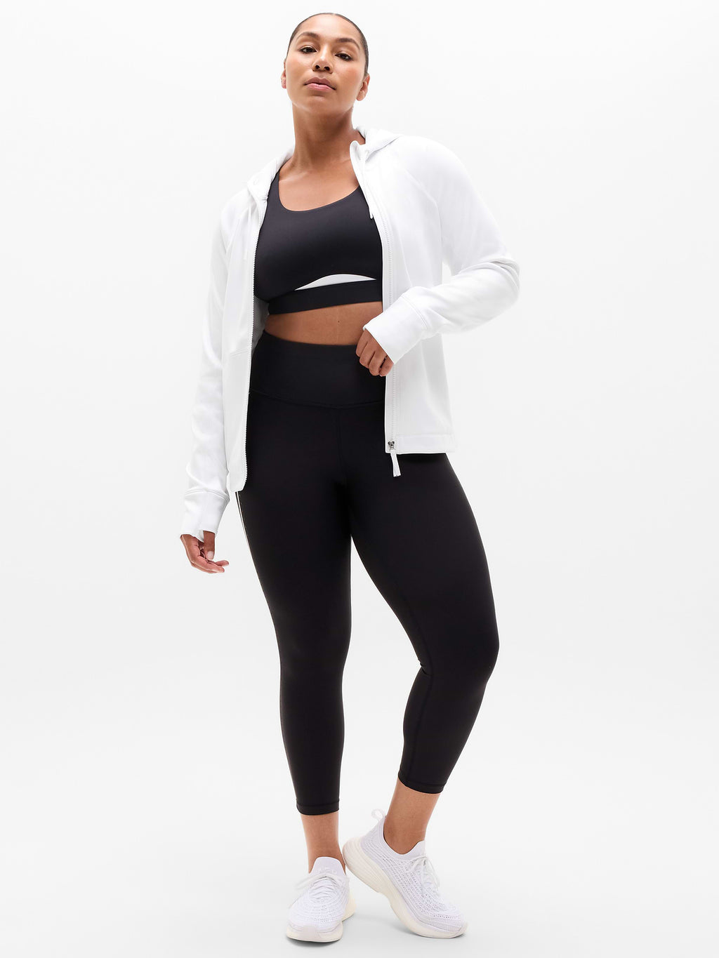 Unstoppable Fleece Lined Full Zip Jacket - Bright White