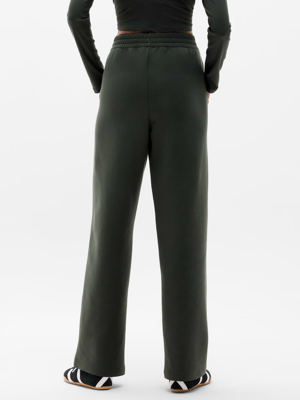 Form Knit Mid Rise Straight Pant - Elm