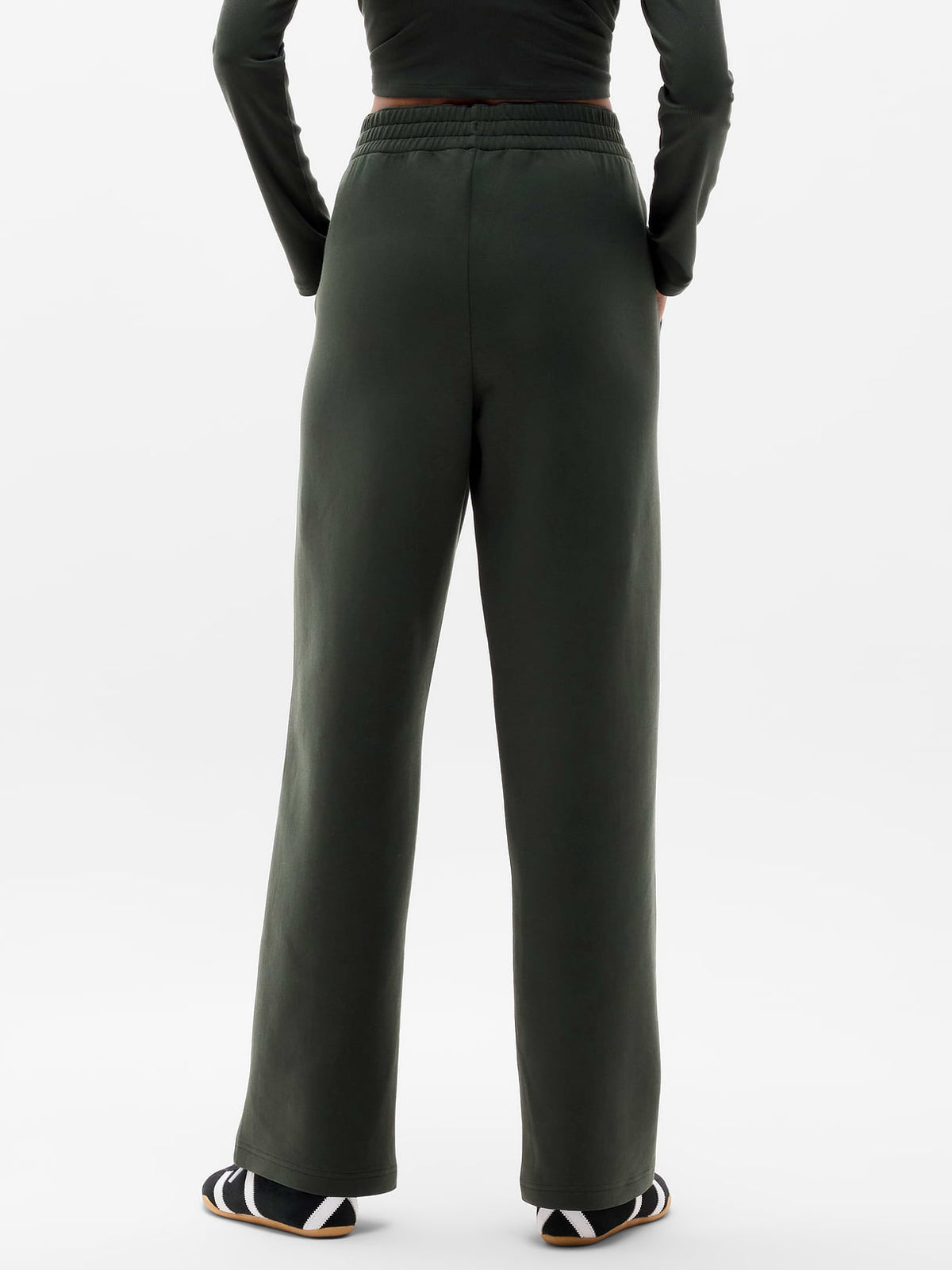 Form Knit Mid Rise Straight Pant - Elm