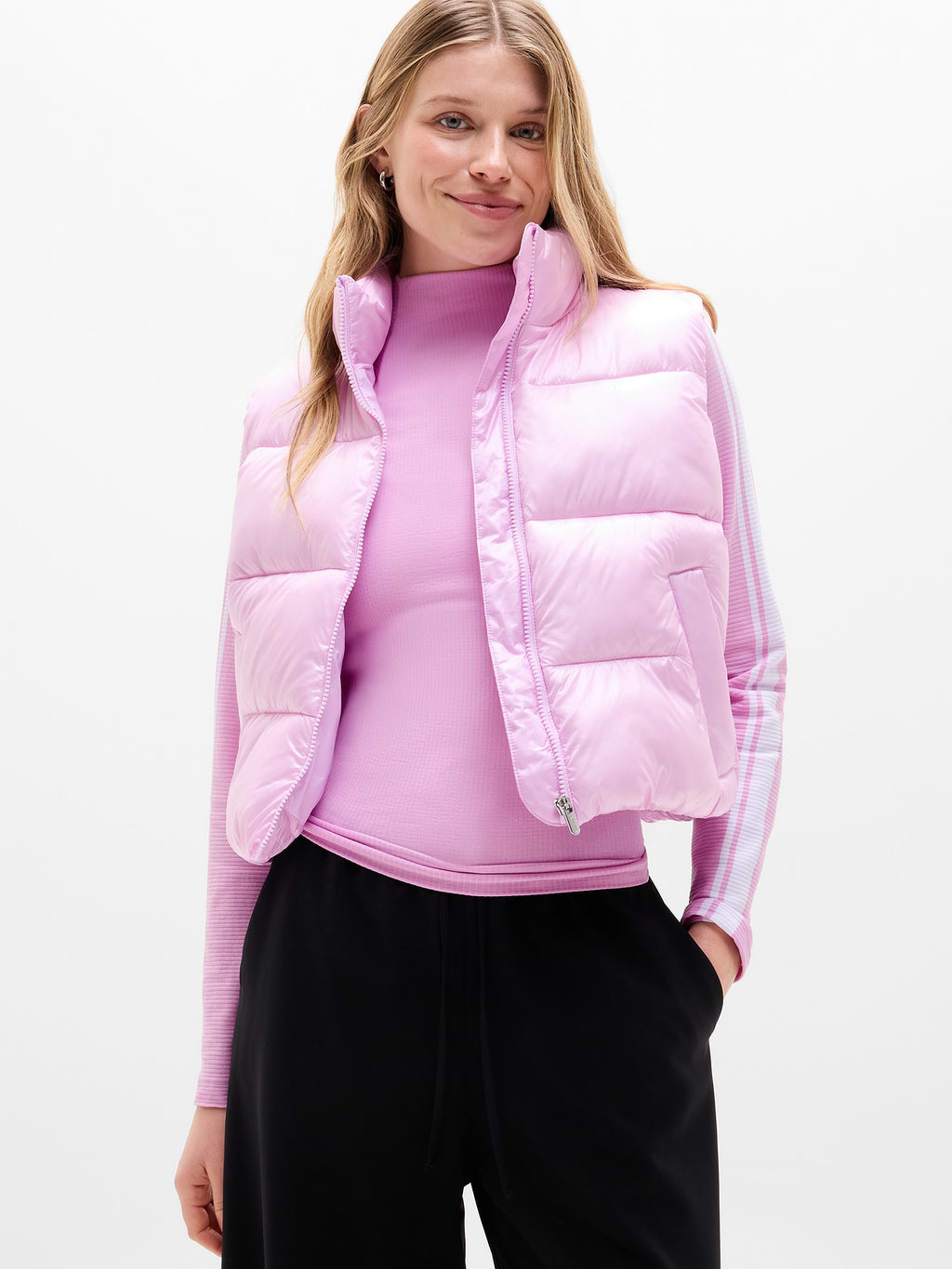 Halo Puffer Vest - Fleur