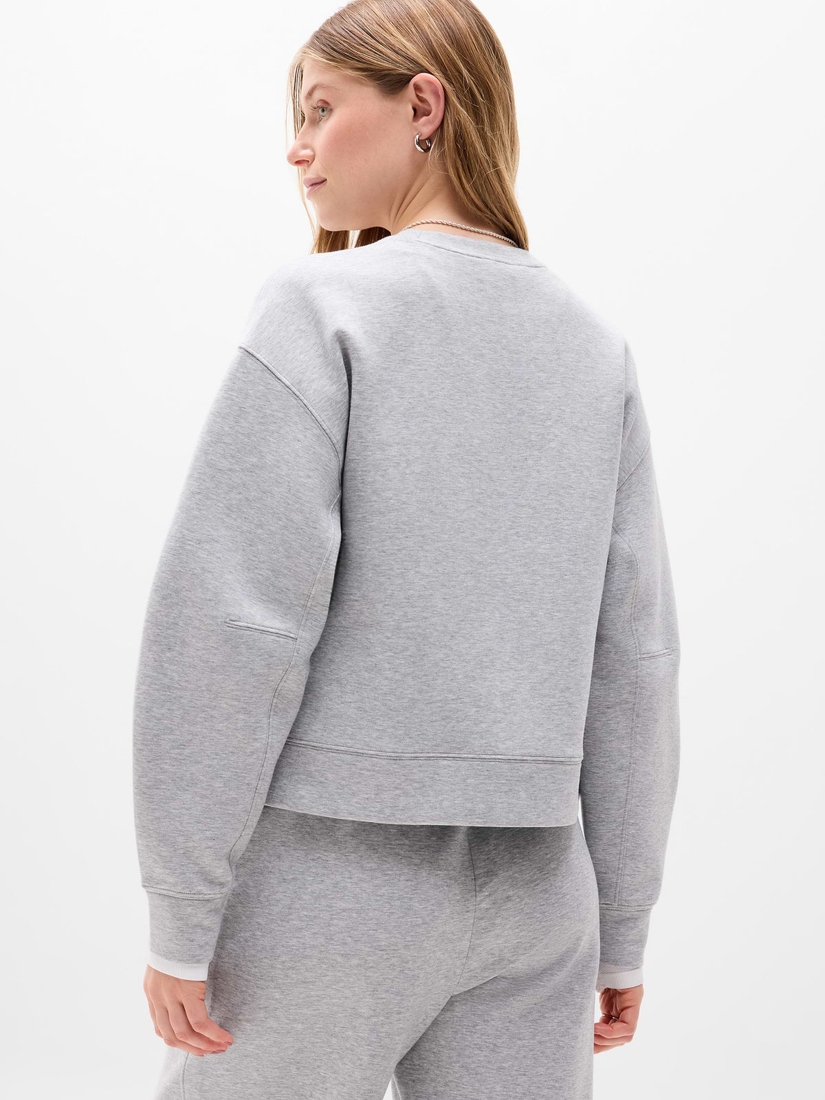 Form Knit Crew Sweatshirt - Grey Heather