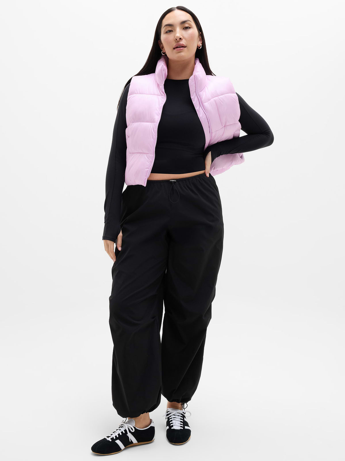 Halo Puffer Vest - Fleur