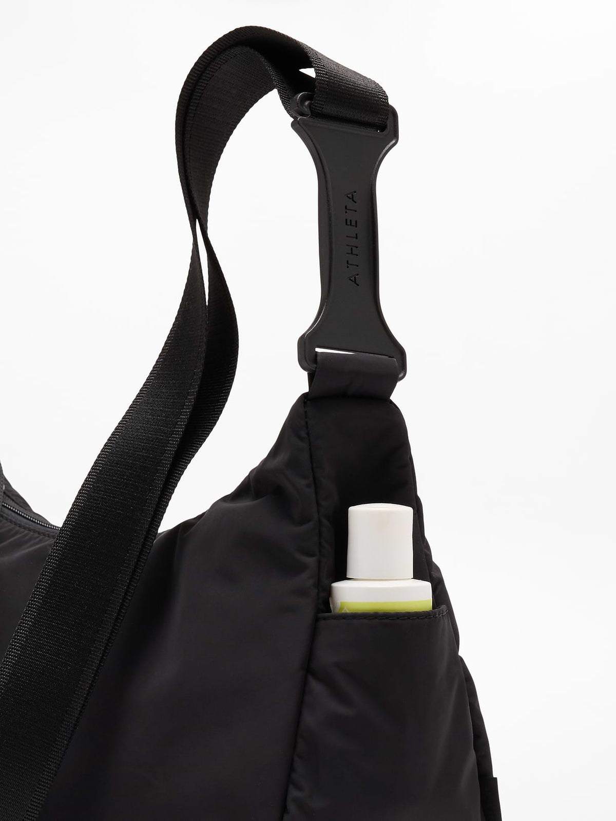 Anytime Crescent Crossbody - Black