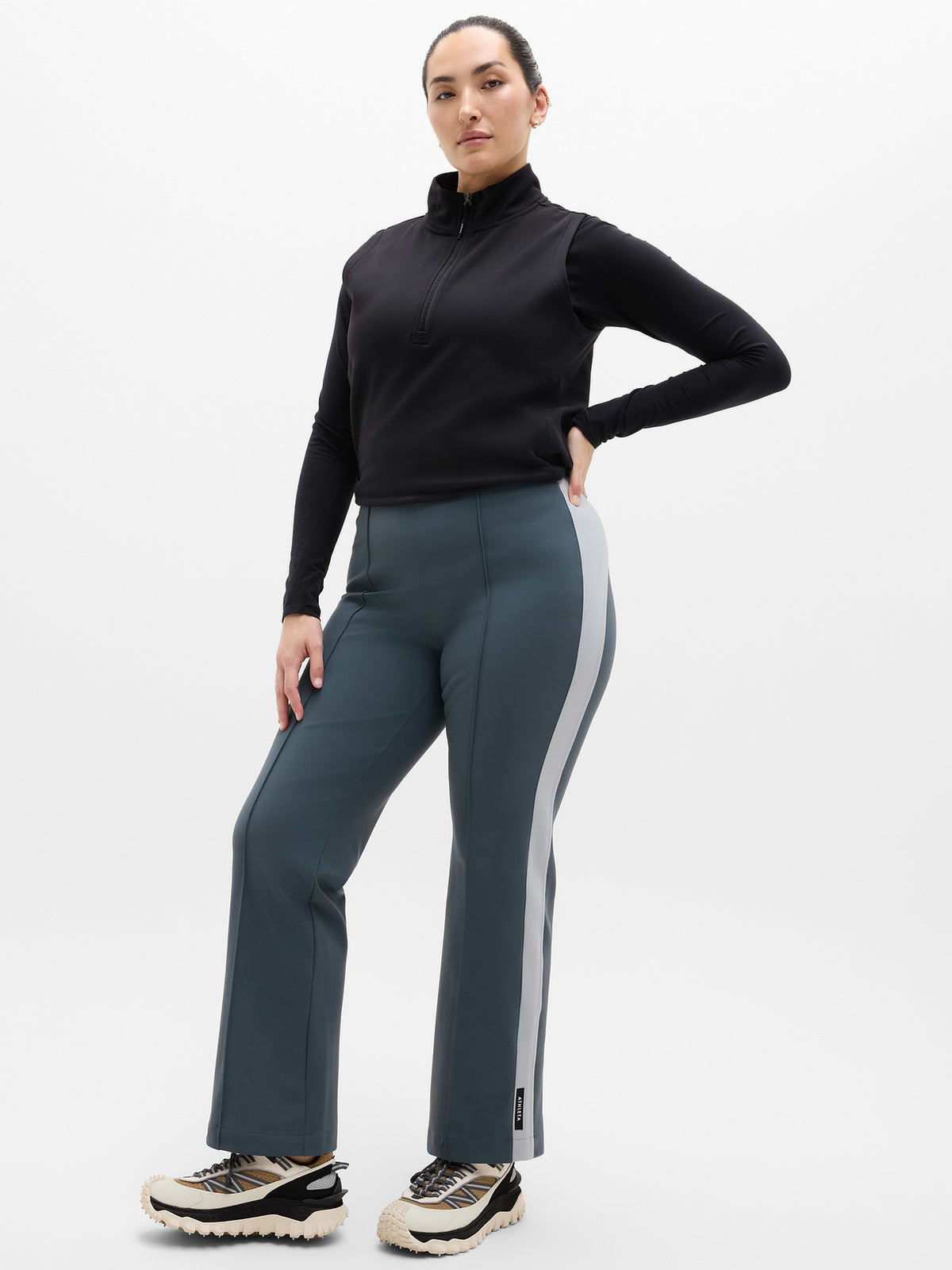 Glacier High Rise Flare Pant - Eden