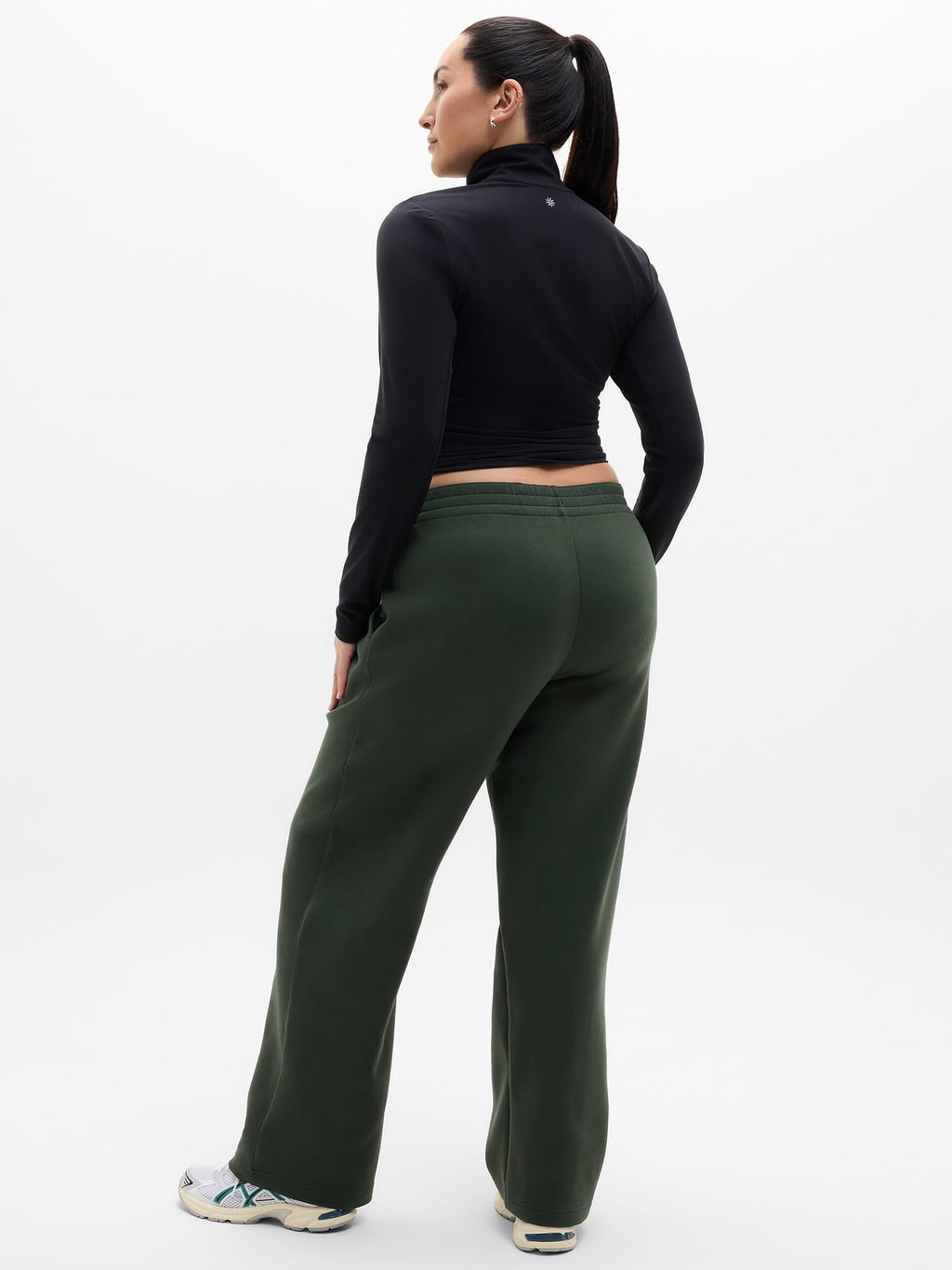 Form Knit Mid Rise Straight Pant - Elm