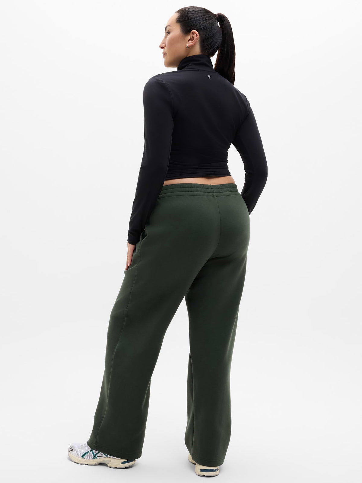 Form Knit Mid Rise Straight Pant - Elm