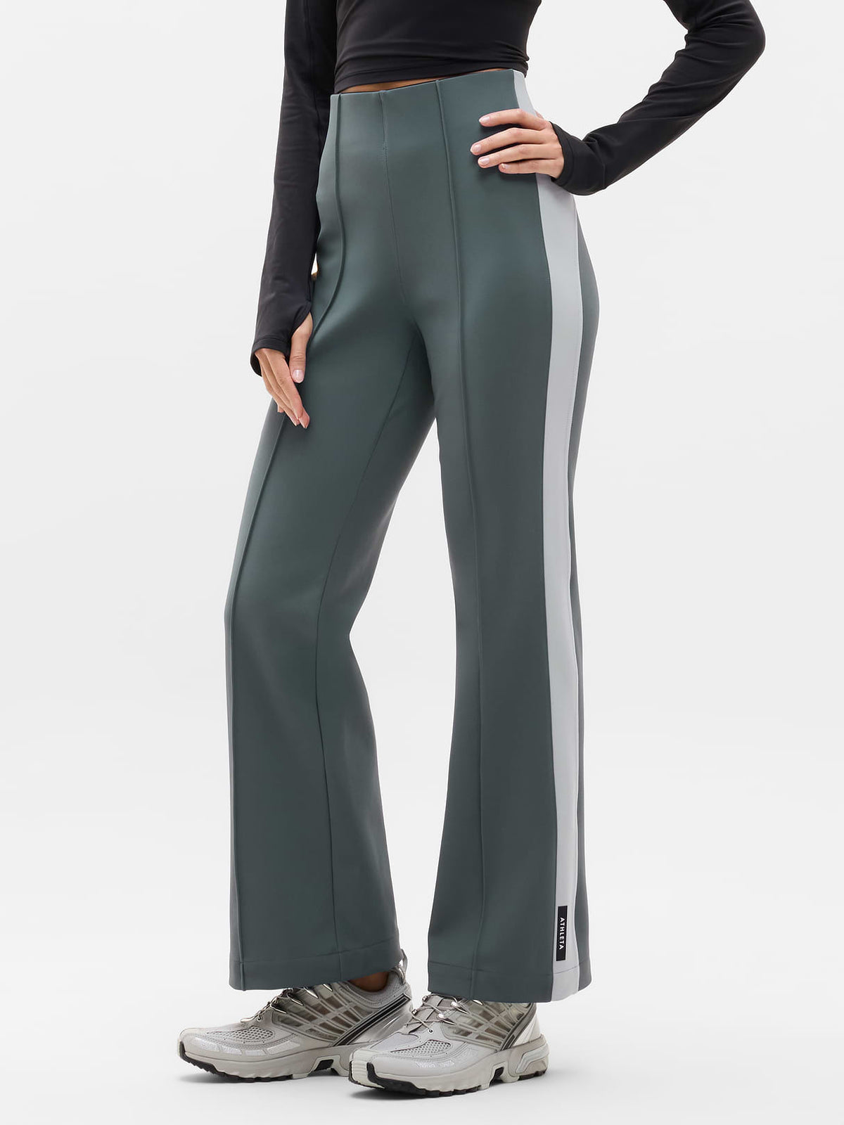 Glacier High Rise Flare Pant - Eden