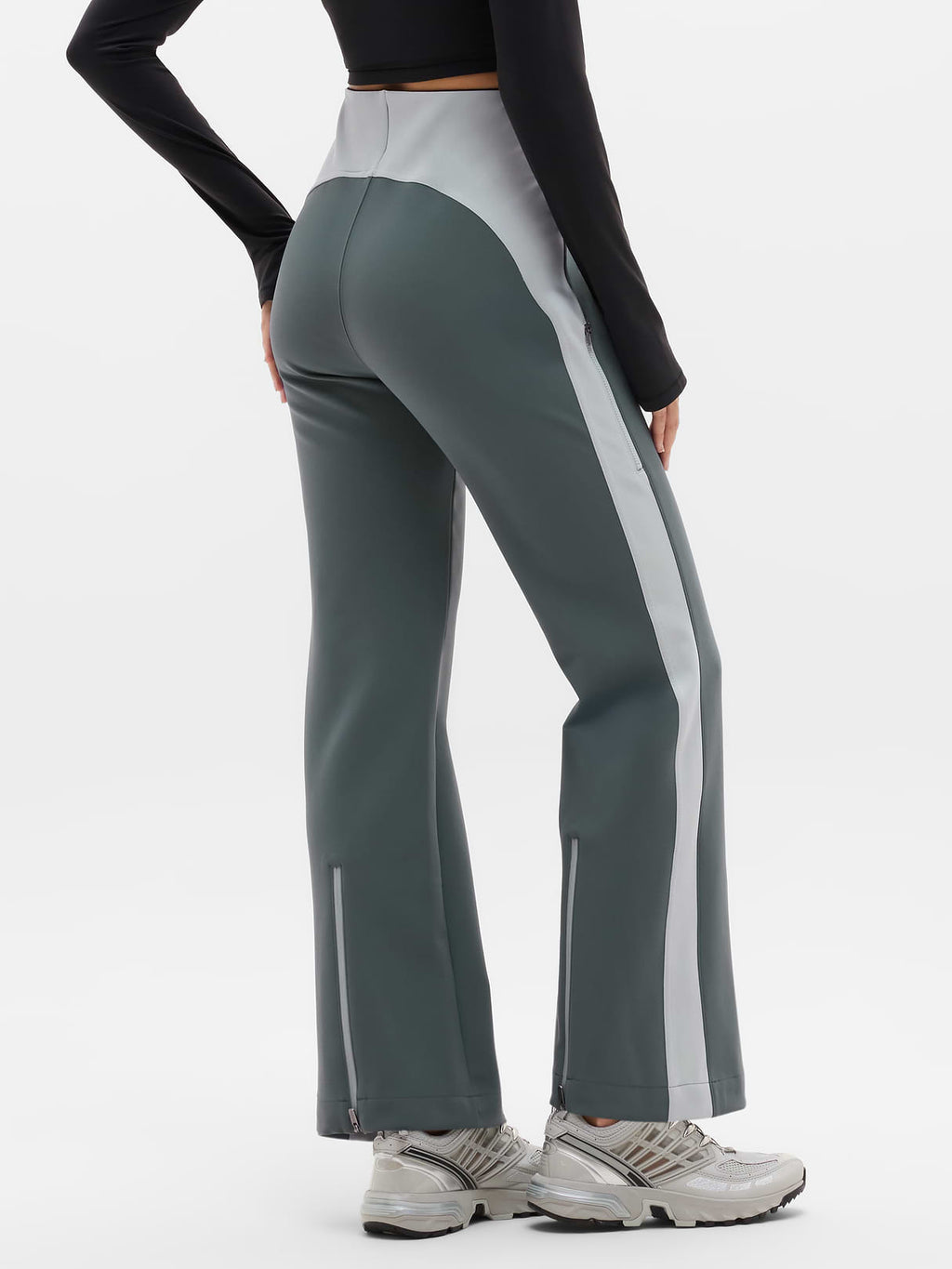 Glacier High Rise Flare Pant - Eden
