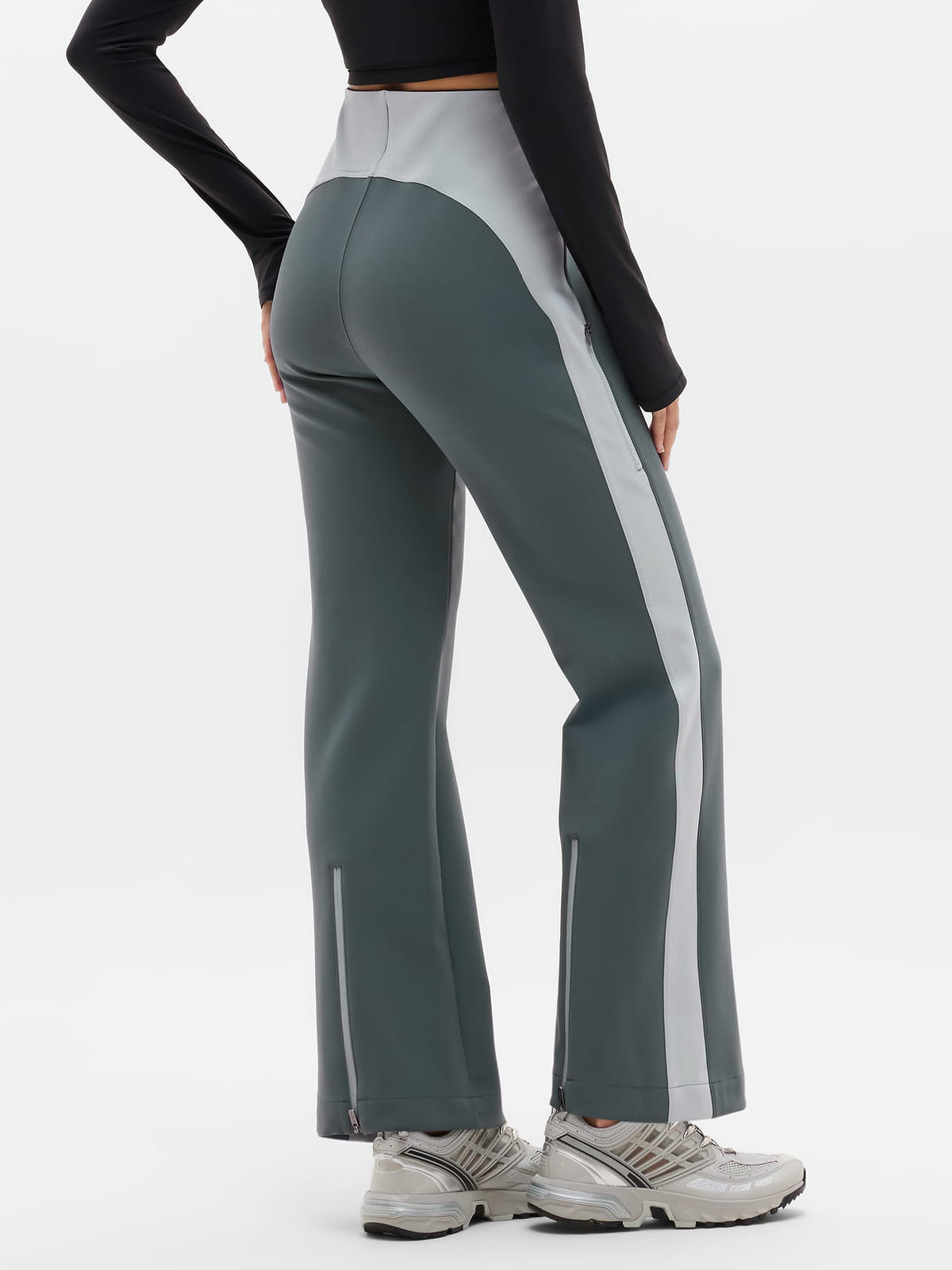 Glacier High Rise Flare Pant - Eden