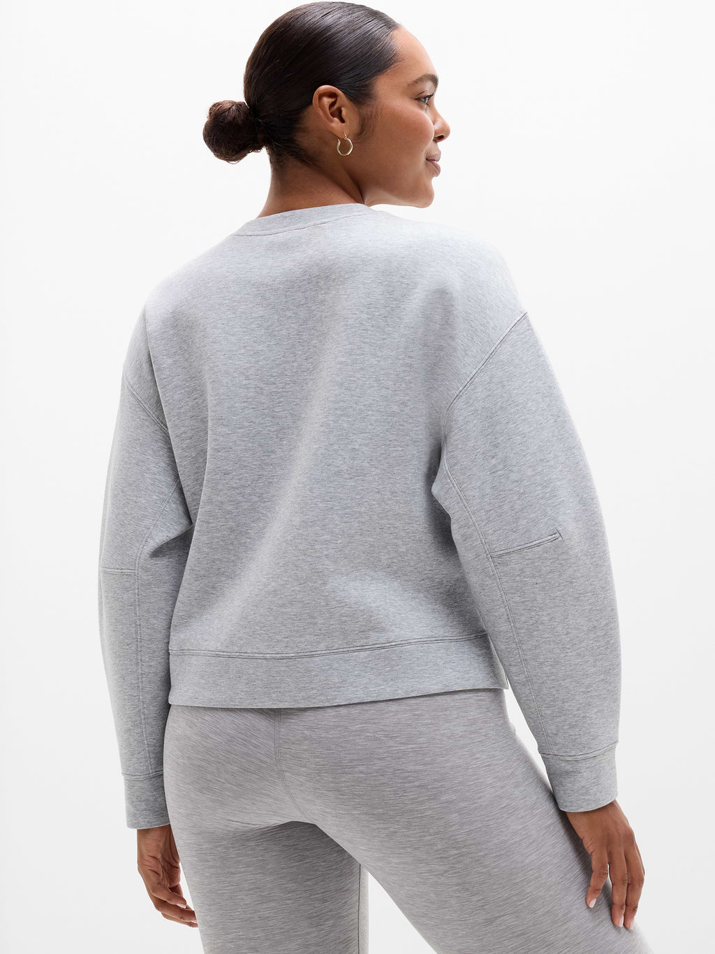 Form Knit Crew Sweatshirt - Grey Heather