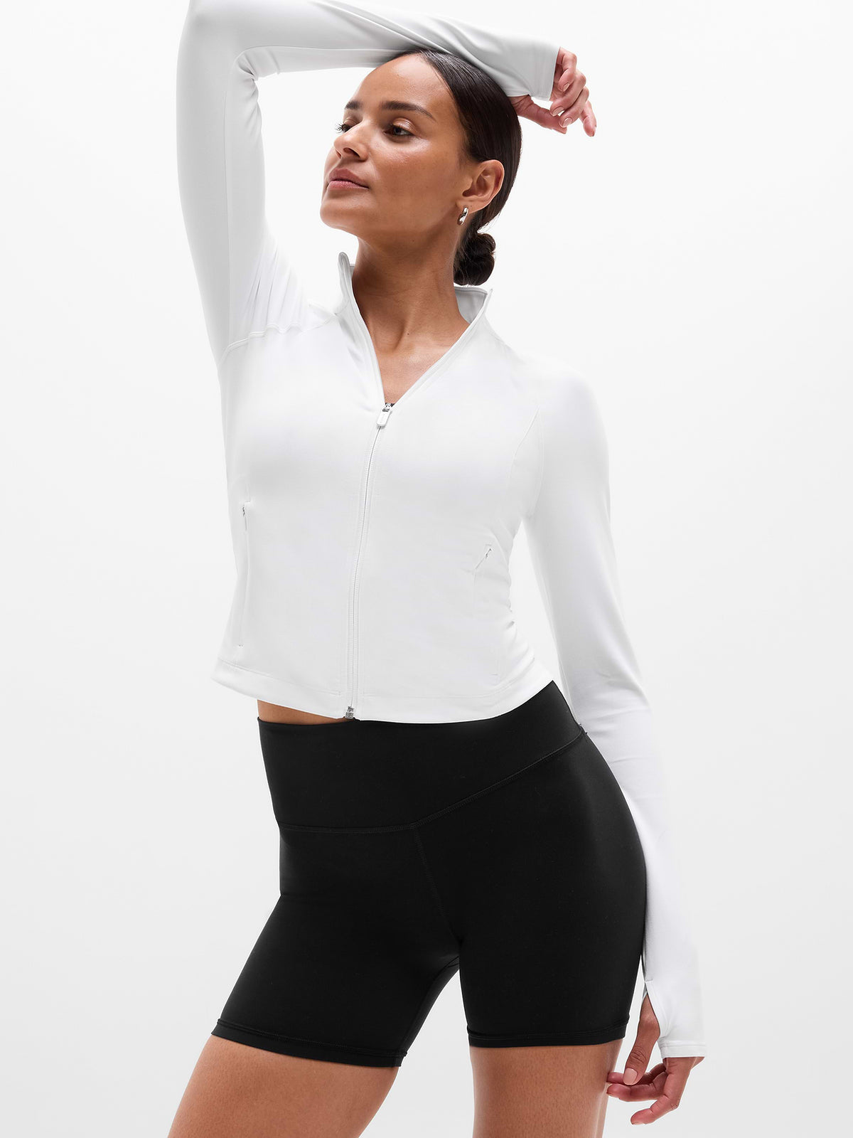 Salutation Crop Jacket - Bright White