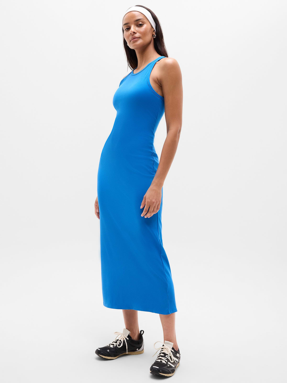 Signature Rib Maxi Dress - Breaker