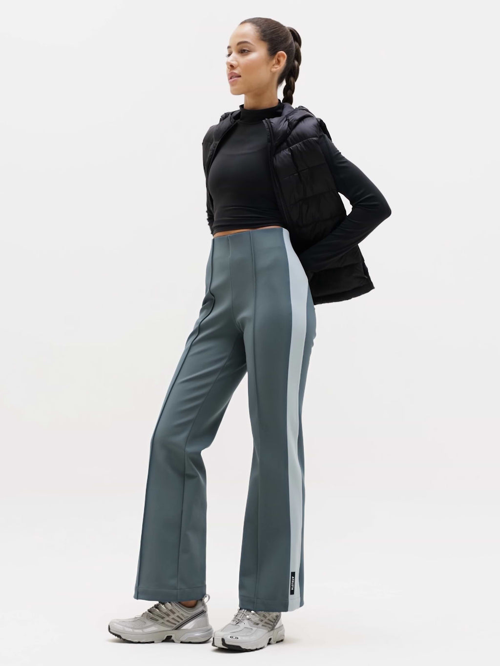 Glacier High Rise Flare Pant - Eden