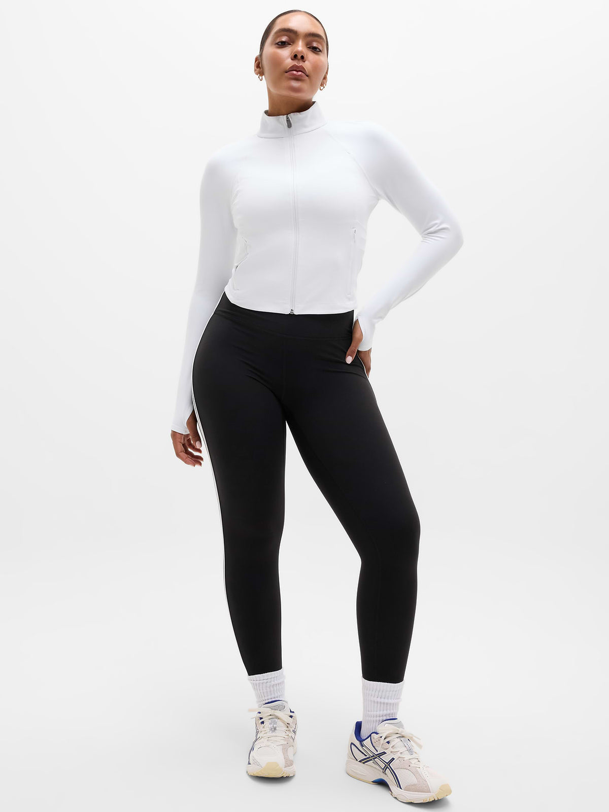Salutation Crop Jacket - Bright White
