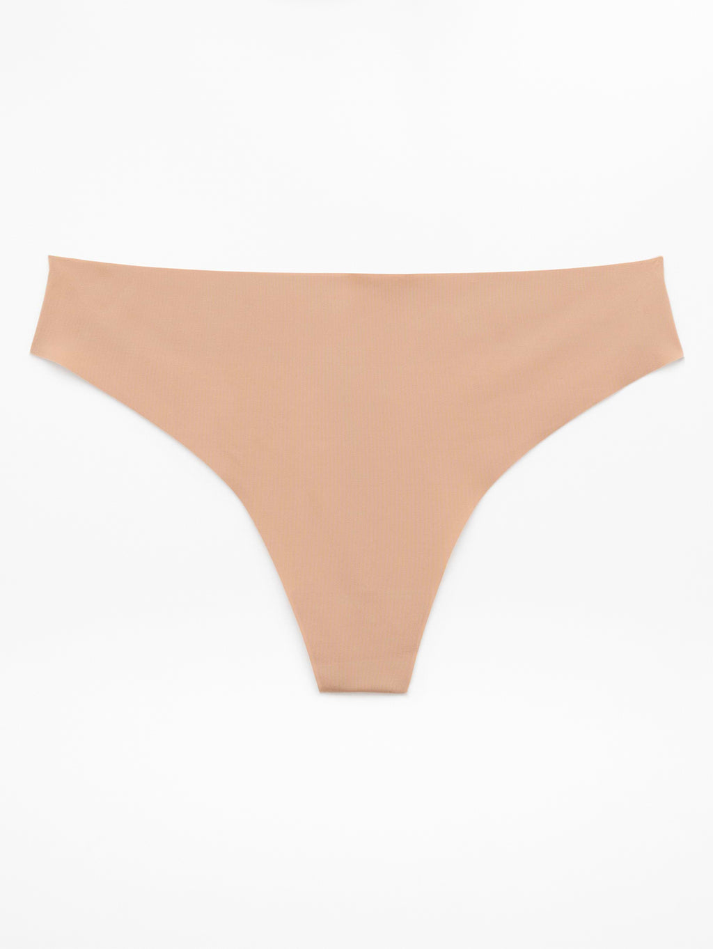 Sleek Form No Show Thong Underwear 3-Pack - Zephyr/Hazlenut/Blush