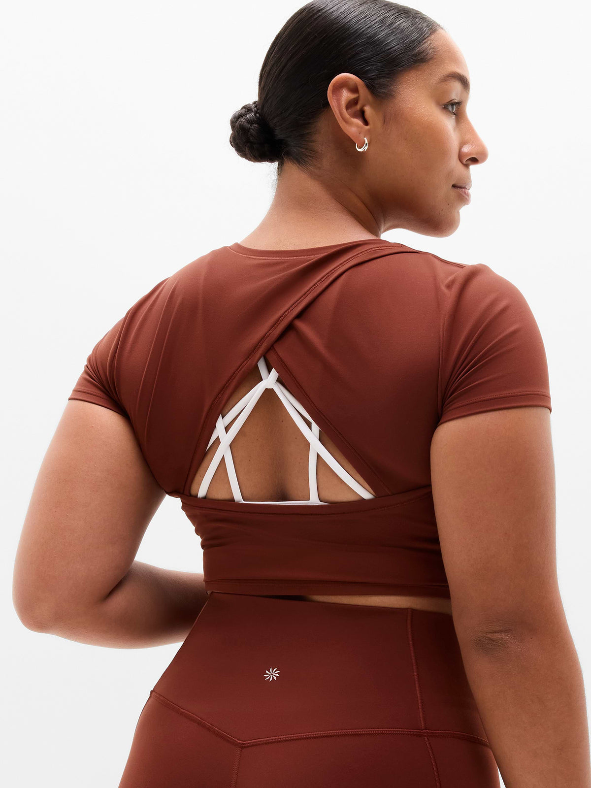 Transcend Open Back Top - Cinnamon