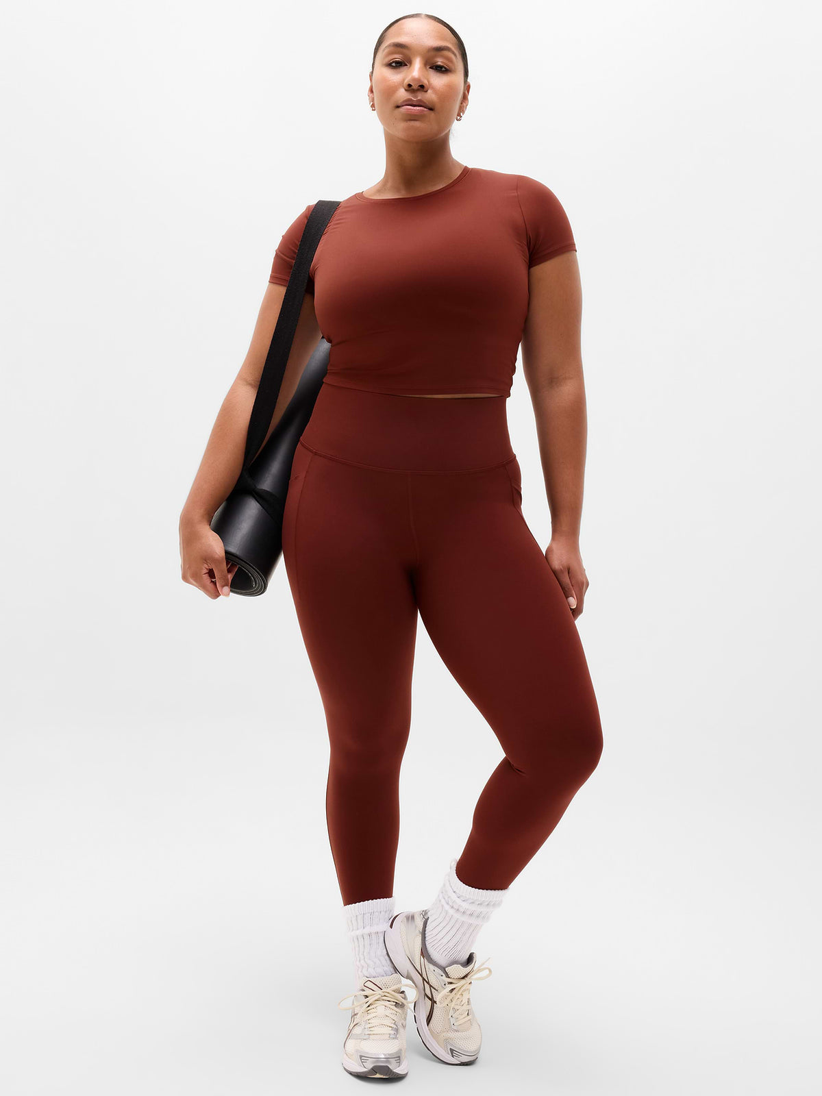 Transcend Open Back Top - Cinnamon