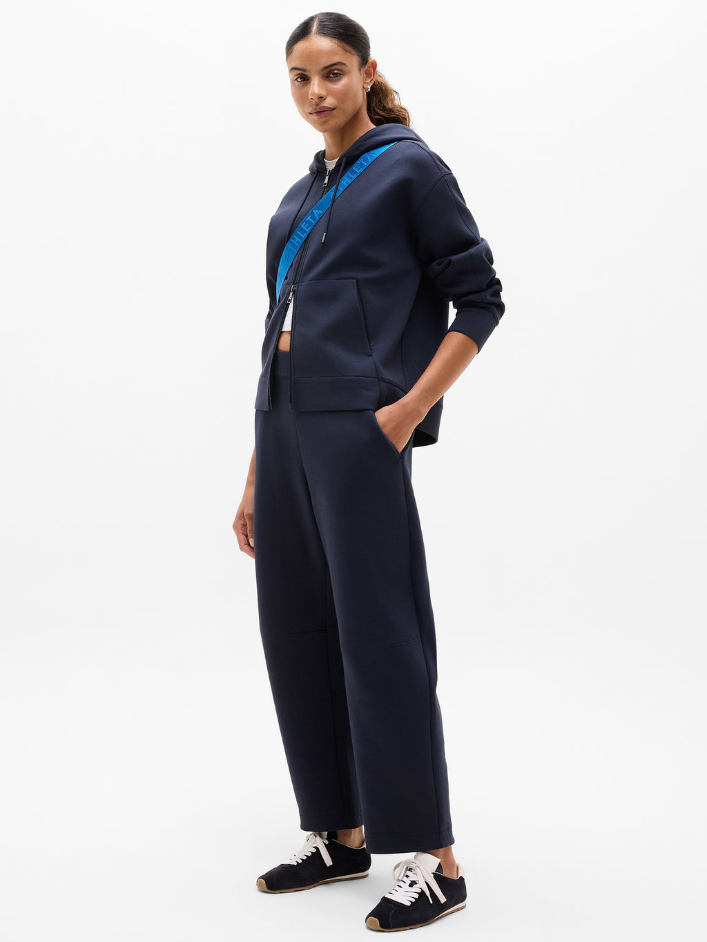 Form Knit Mid Rise Straight Pant - Eclipse
