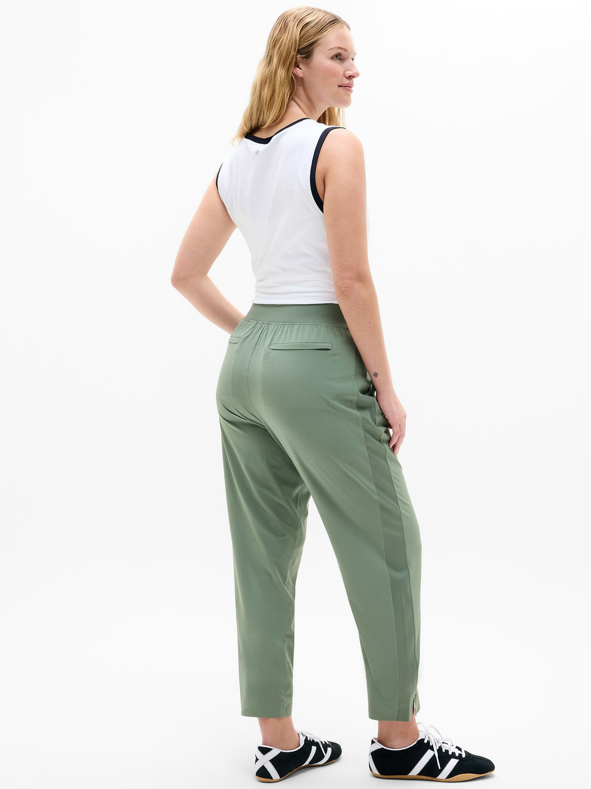 Brooklyn Mid Rise Ankle Pant - Cacti