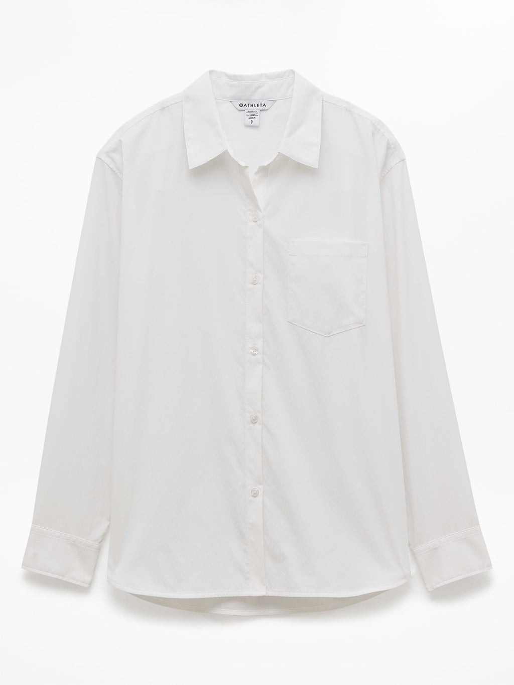 Midday Relaxed Poplin Shirt - Bright White