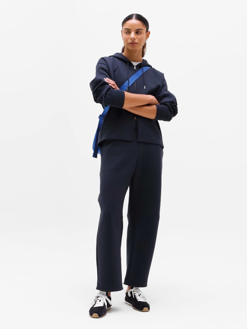 Form Knit Mid Rise Straight Pant - Eclipse
