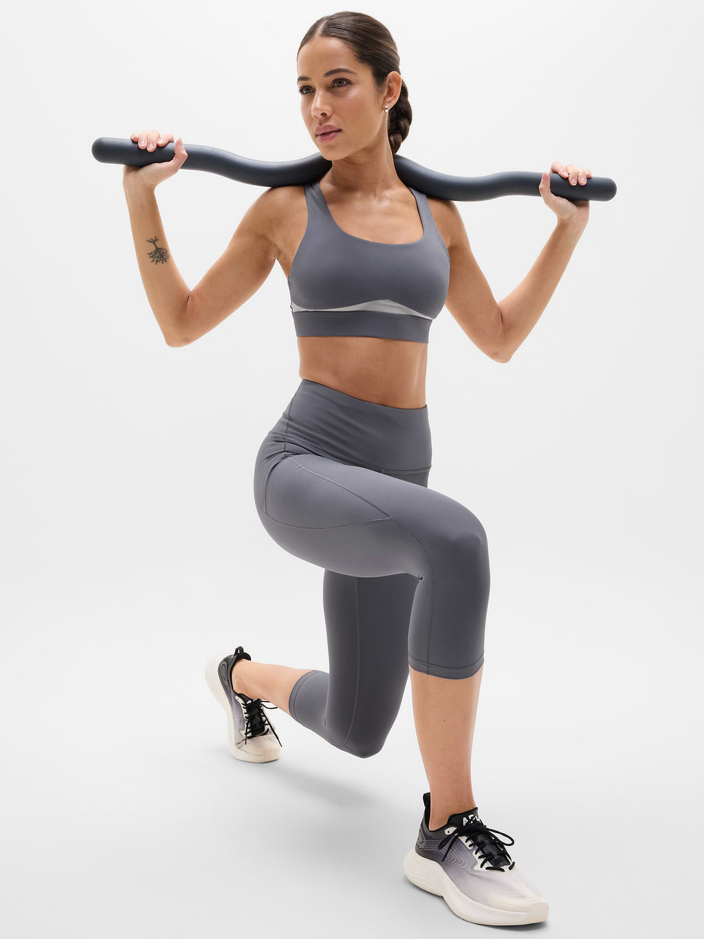 Interval Stash High Rise 7/8 Legging - Slate