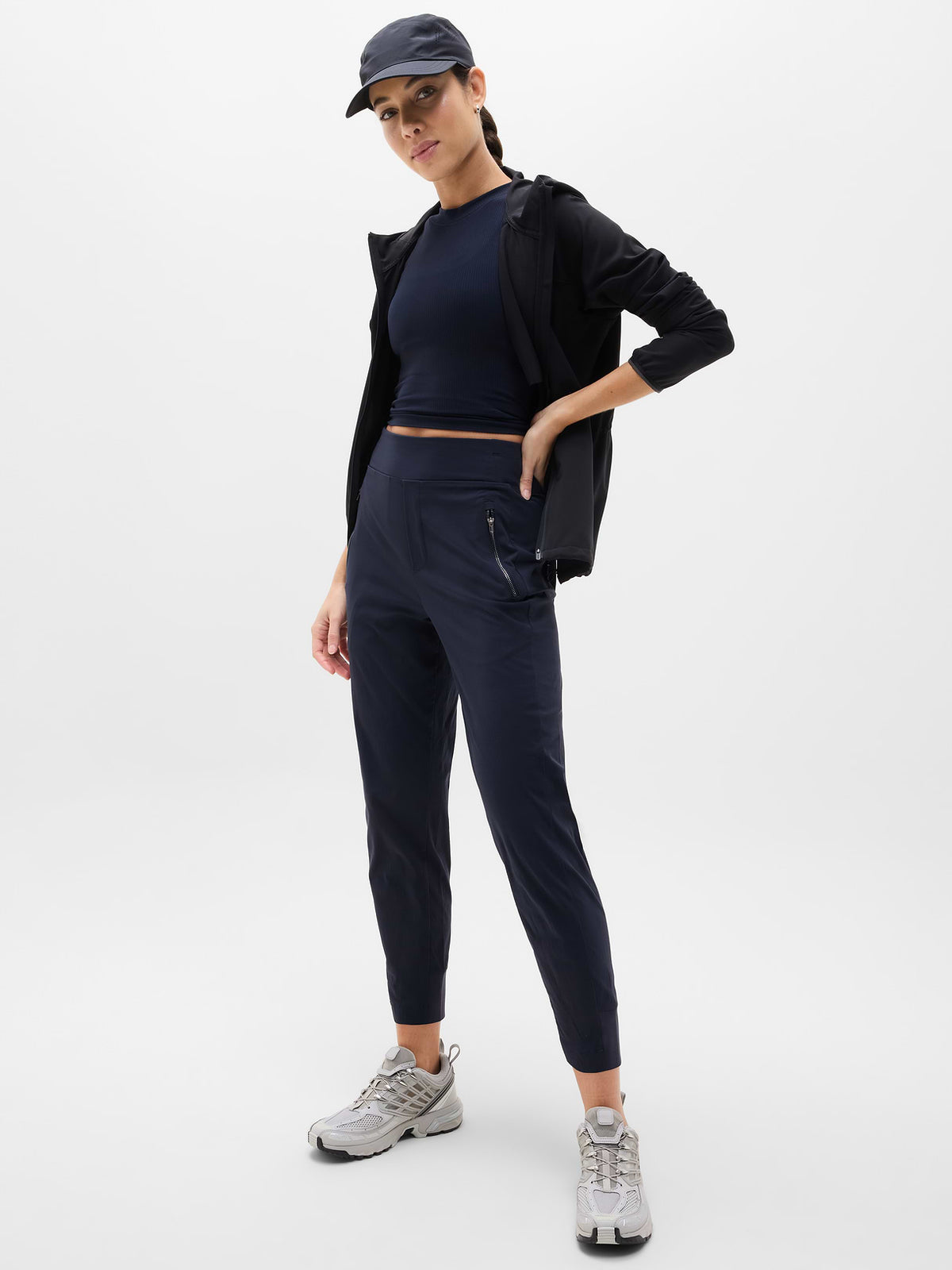 Trekkie North High Rise Jogger - Navy