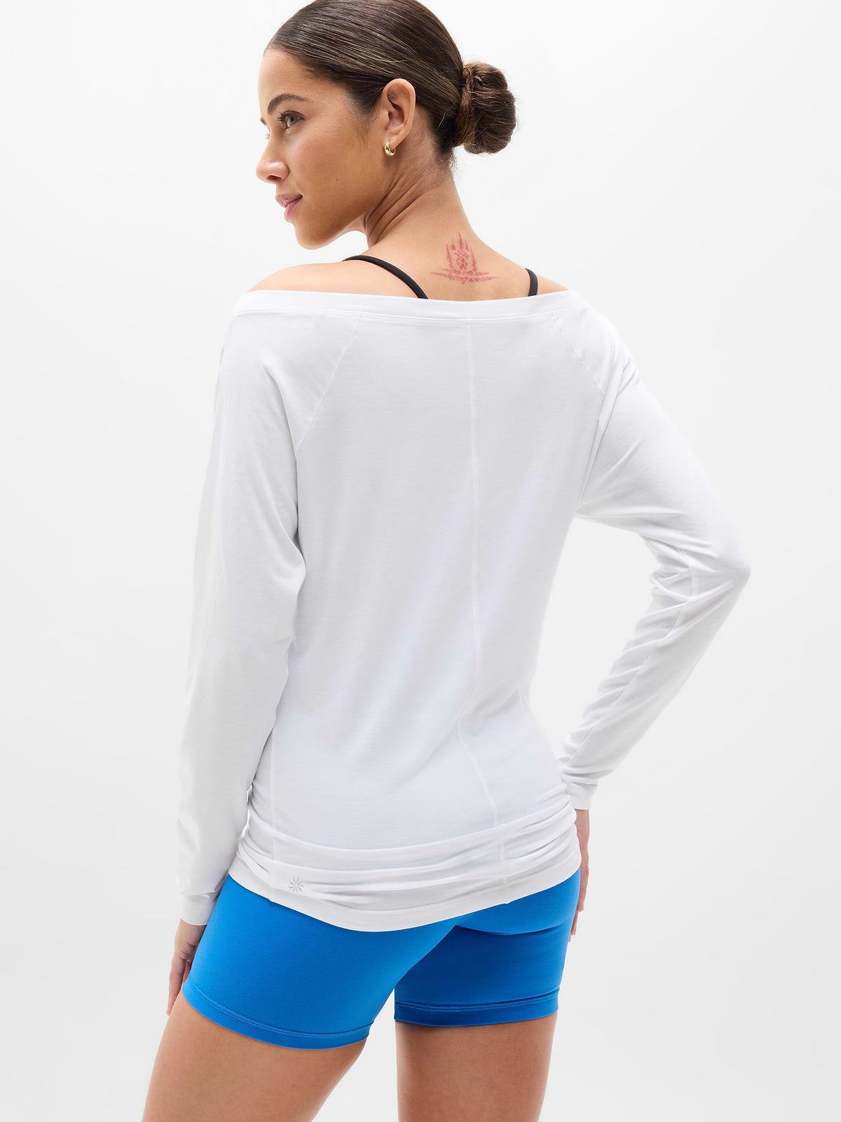 Move With Ease Off The Shoulder Top - Bright White