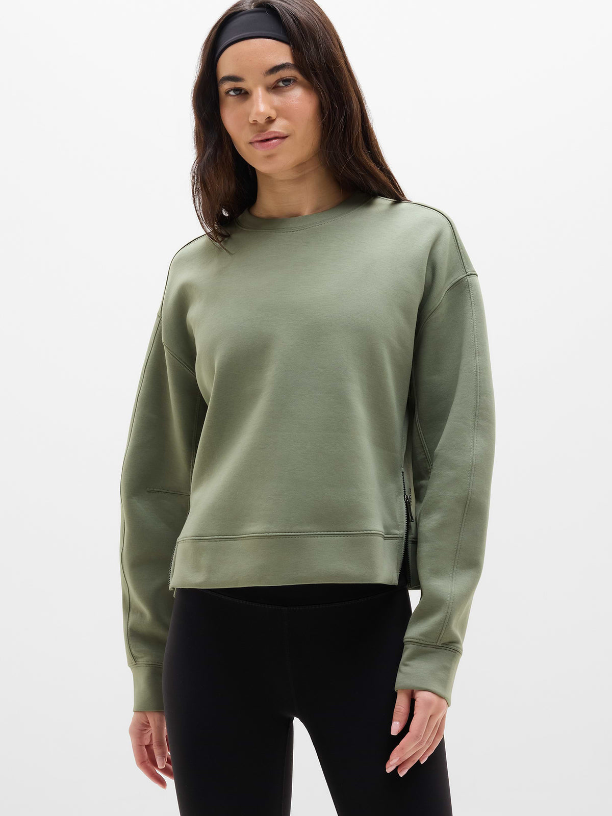 Form Knit Crew Sweatshirt - Cacti