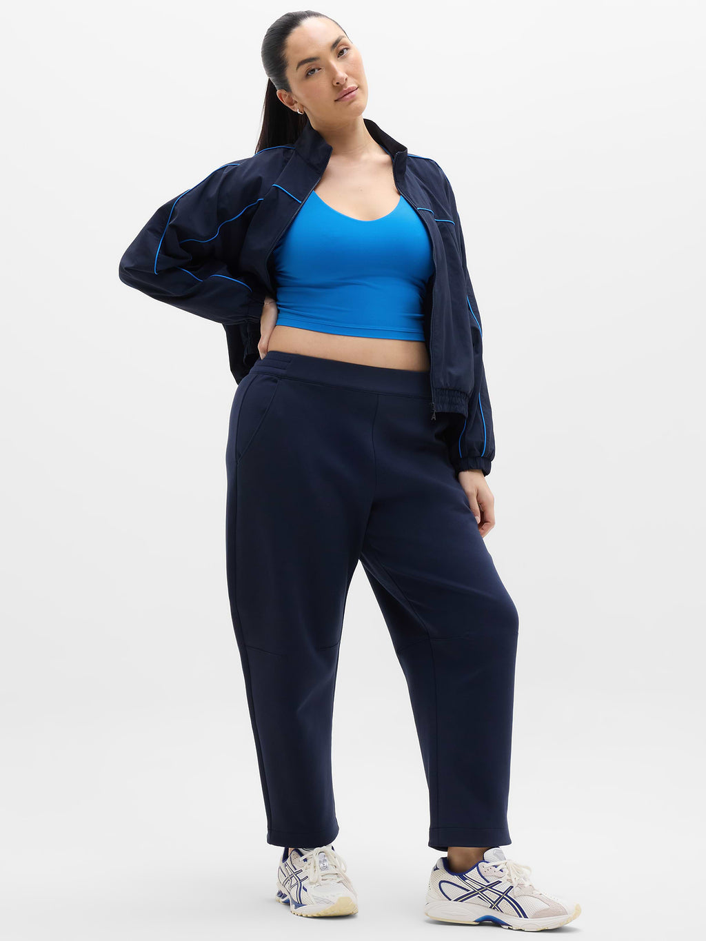 Form Knit Mid Rise Straight Pant - Eclipse