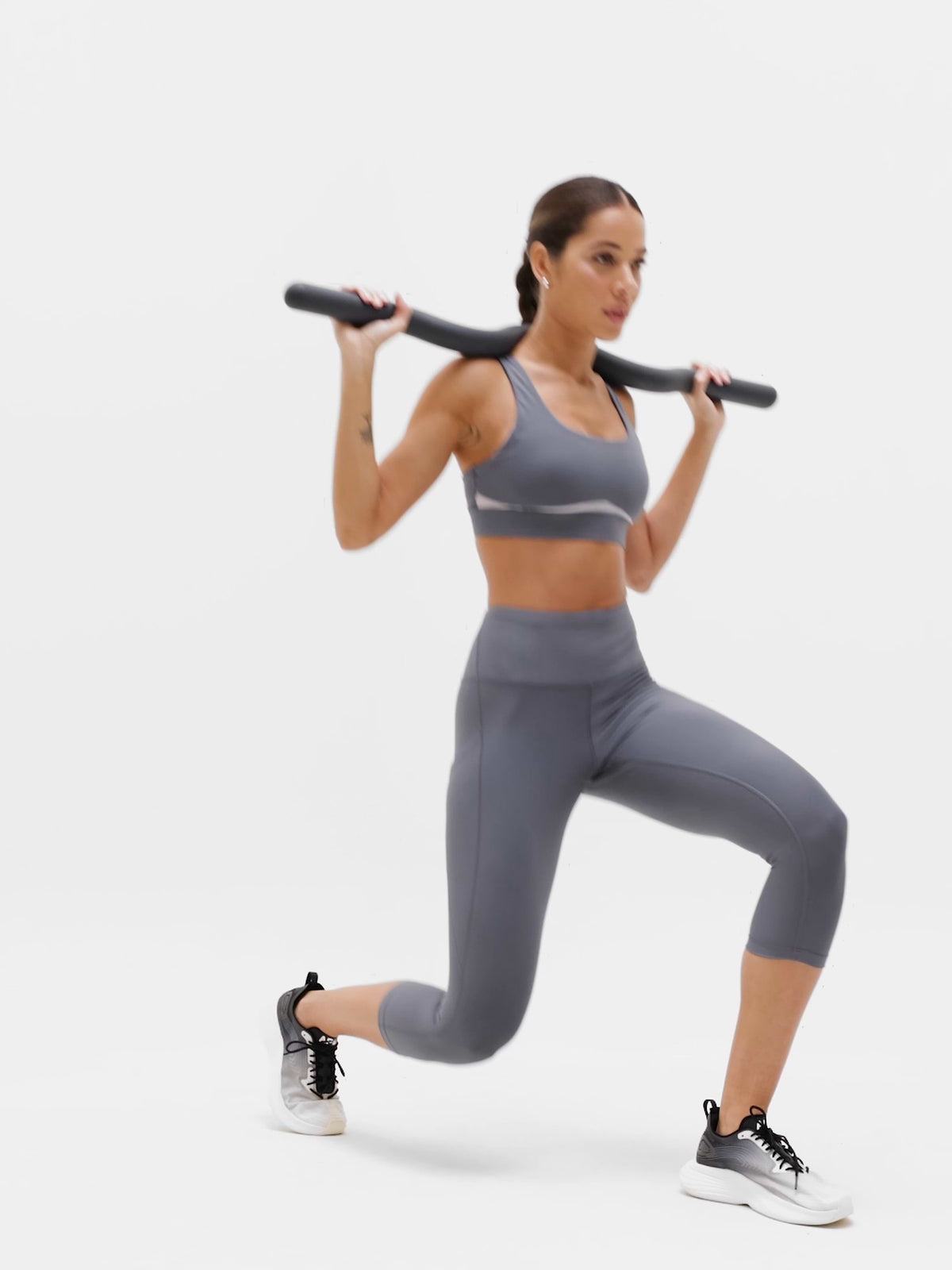 Interval Stash High Rise 7/8 Legging - Slate