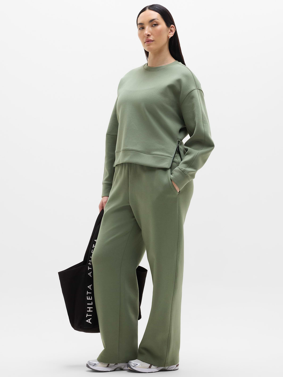 Form Knit Crew Sweatshirt - Cacti