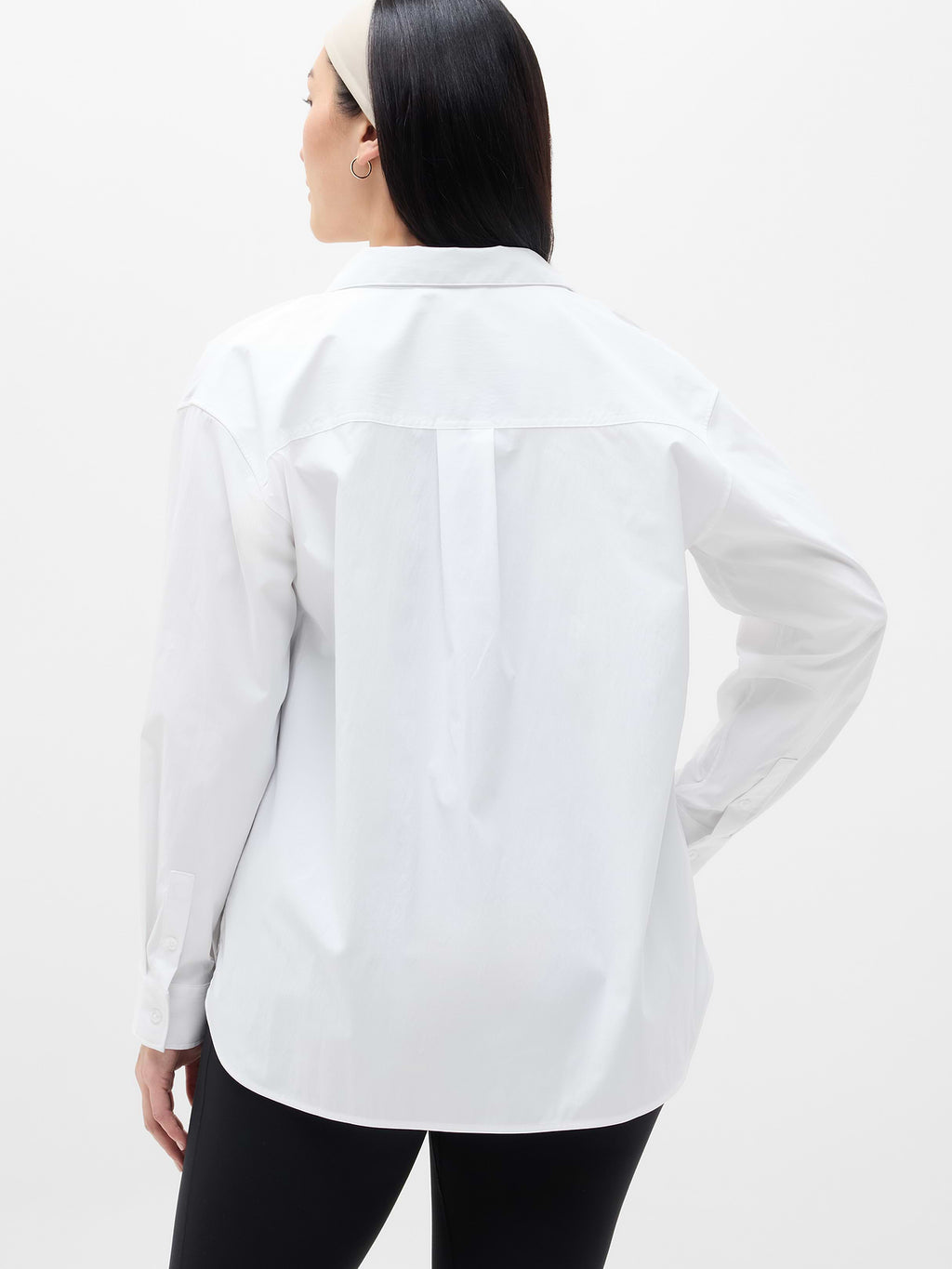 Midday Relaxed Poplin Shirt - Bright White