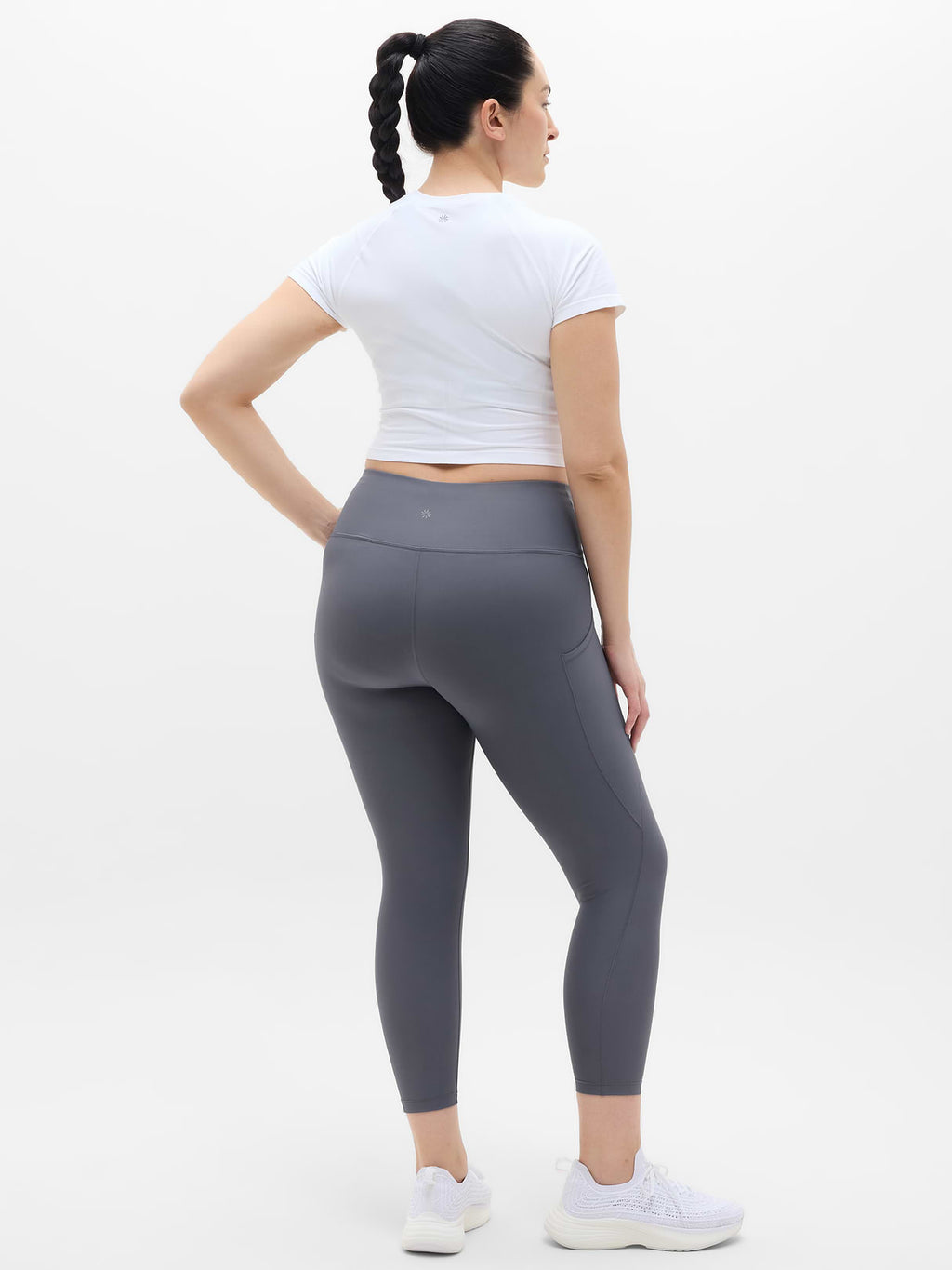 Interval Stash High Rise 7/8 Legging - Slate