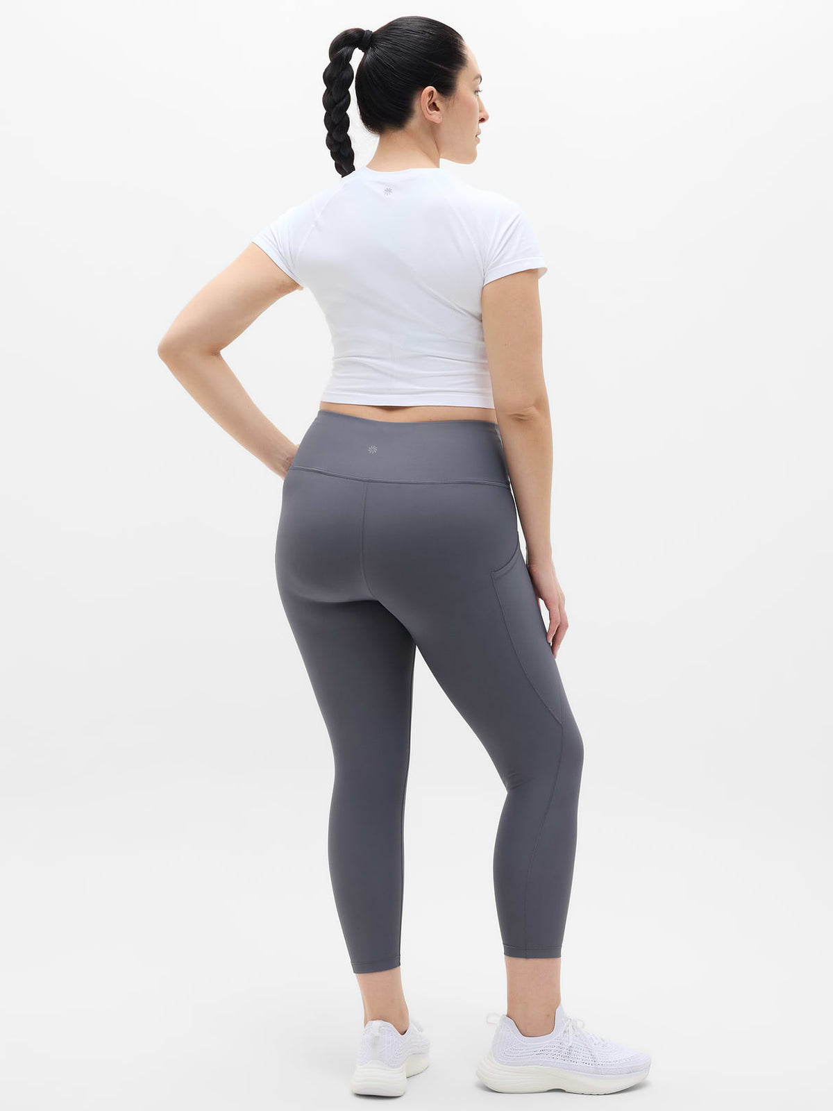 Interval Stash High Rise 7/8 Legging - Slate